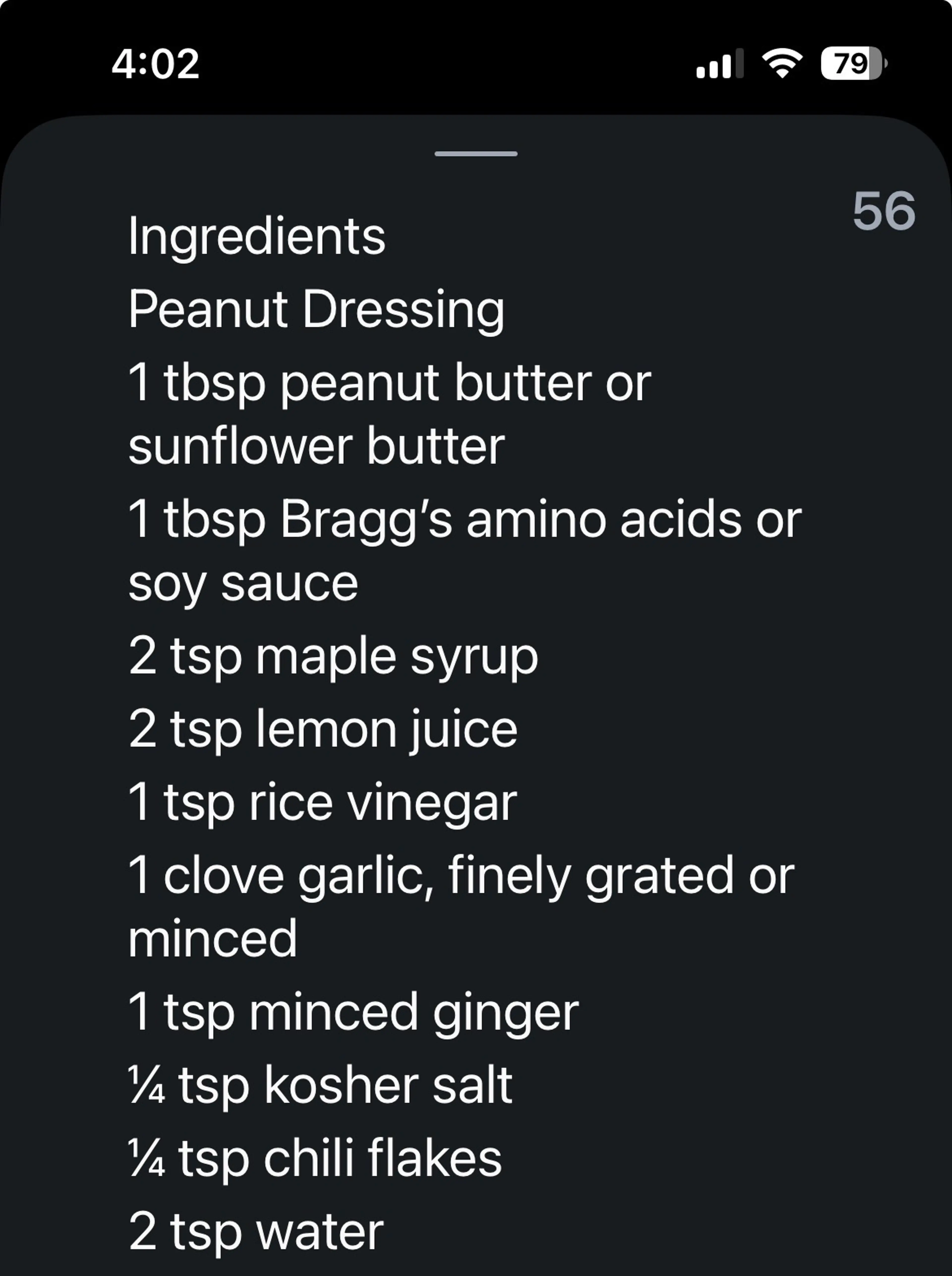 Crunch Thai Peanut Salad