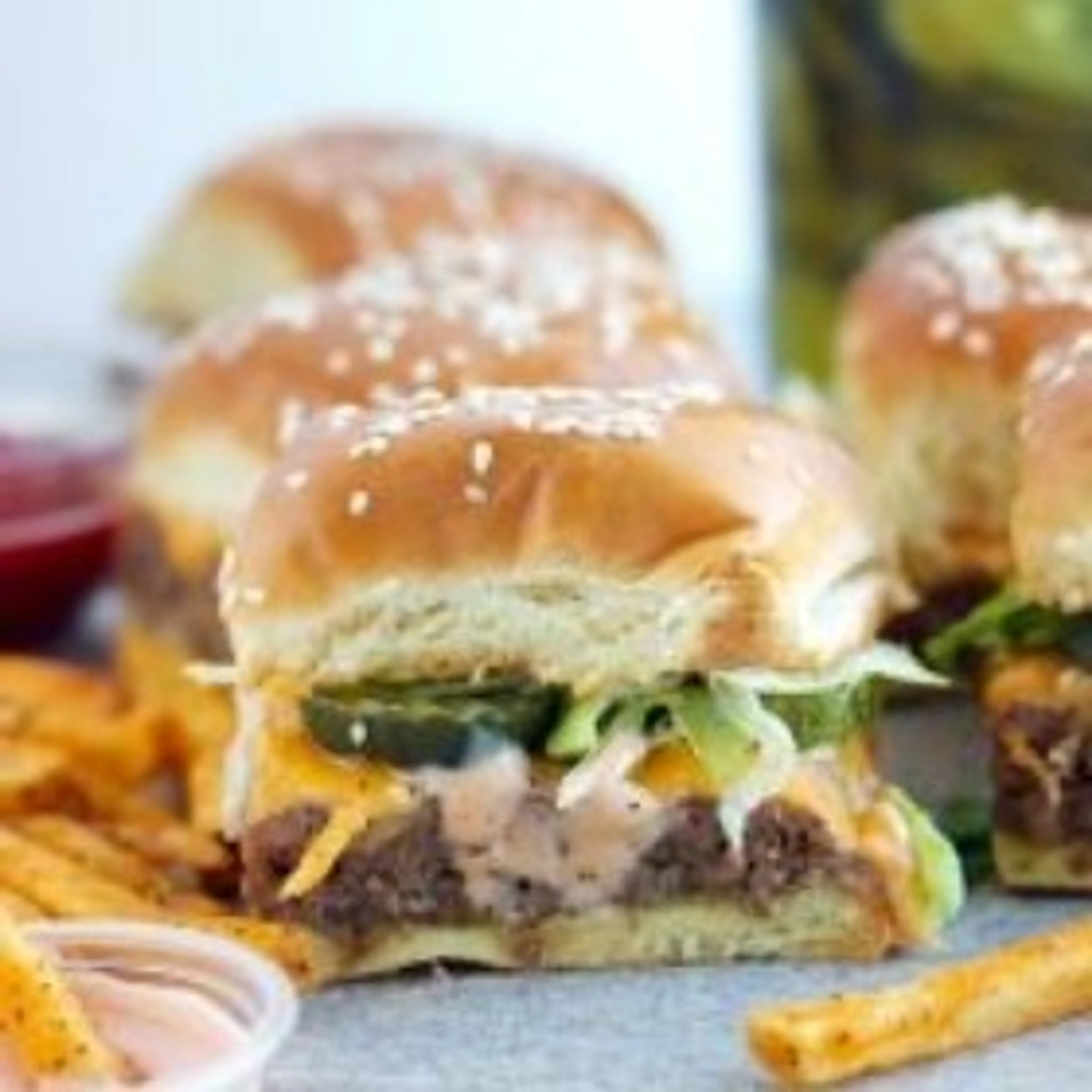 Cheeseburger Sliders with Burger Sauce
