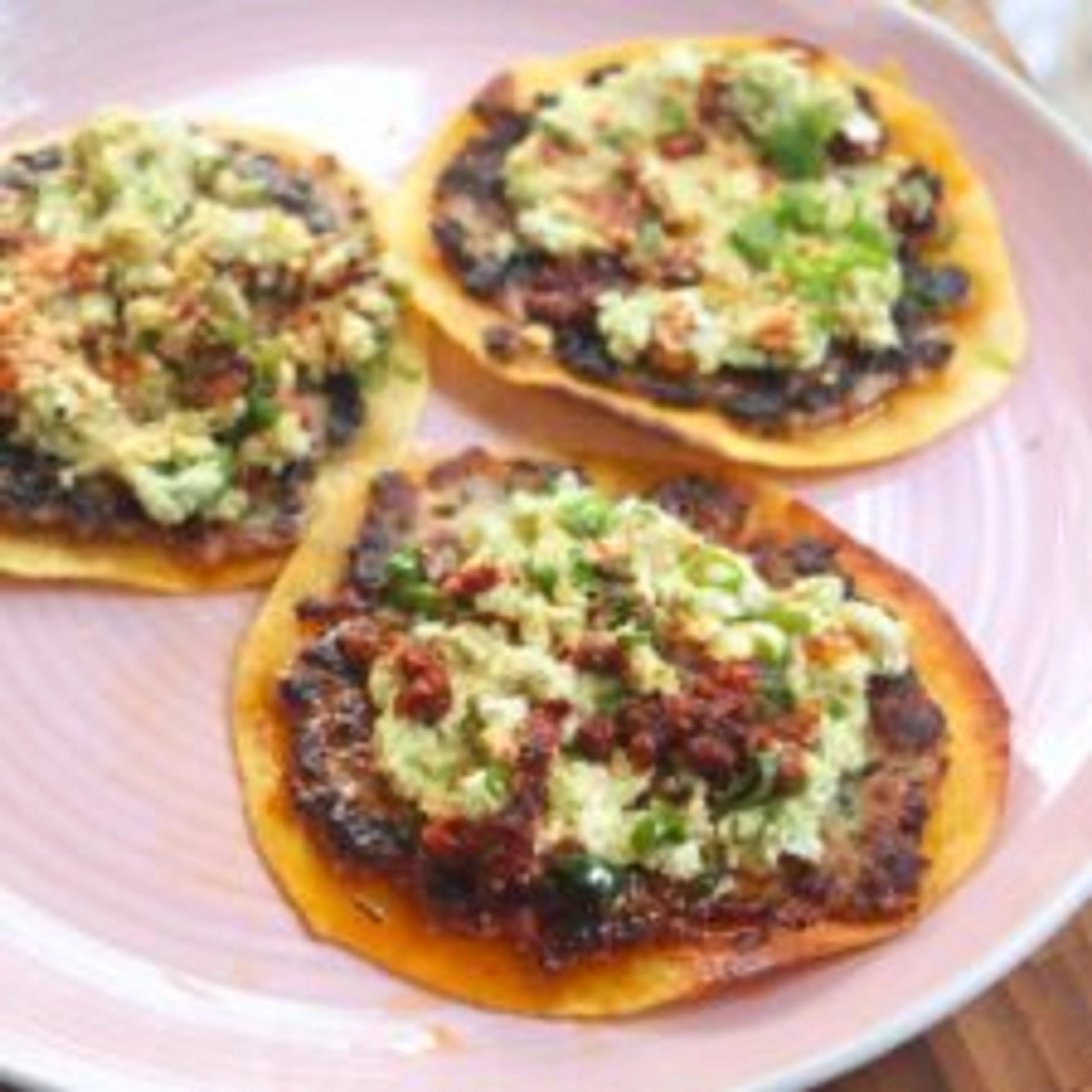 Smash Sausage Breakfast Tacos