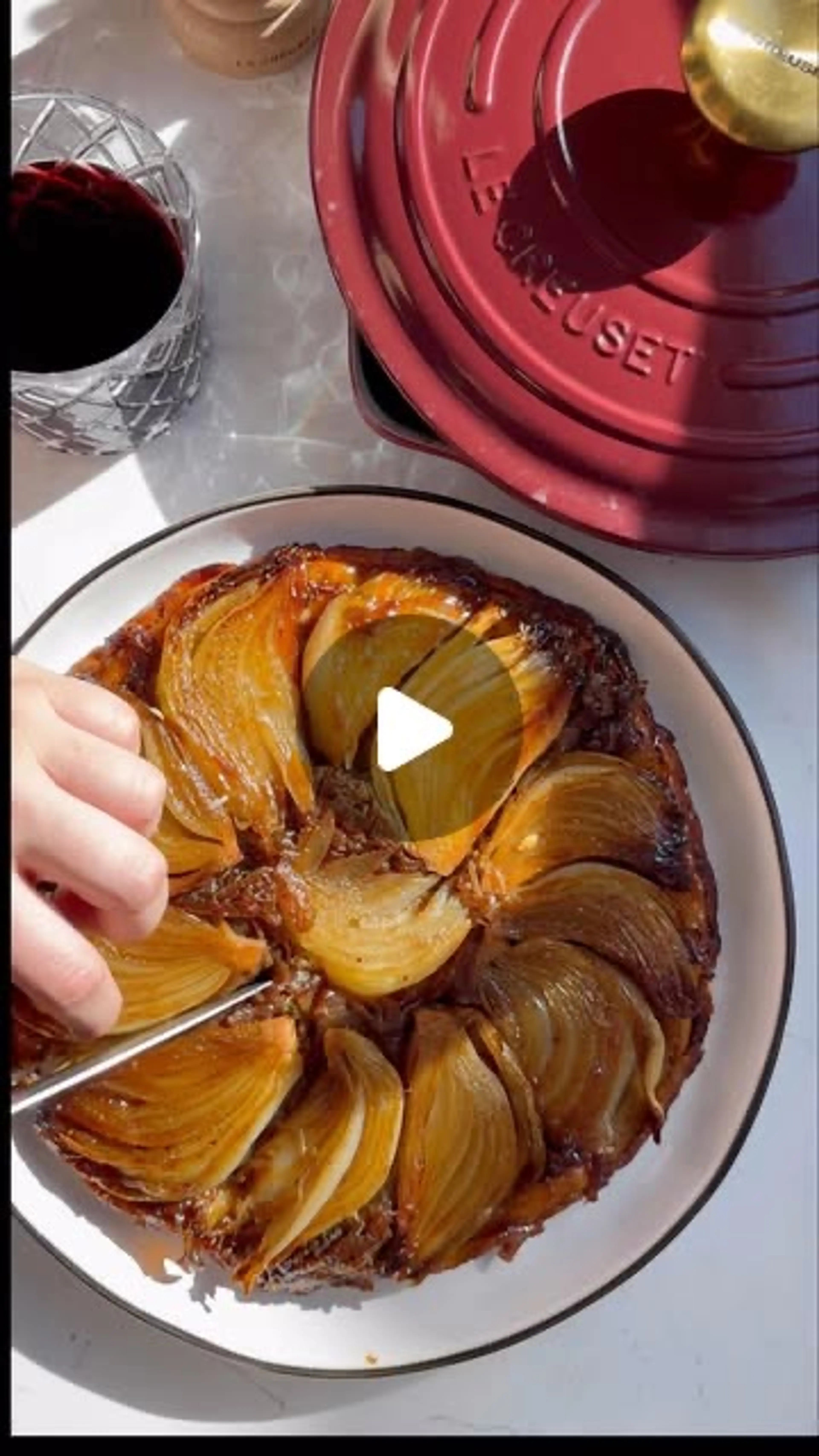 French Onion Tarte Tatin