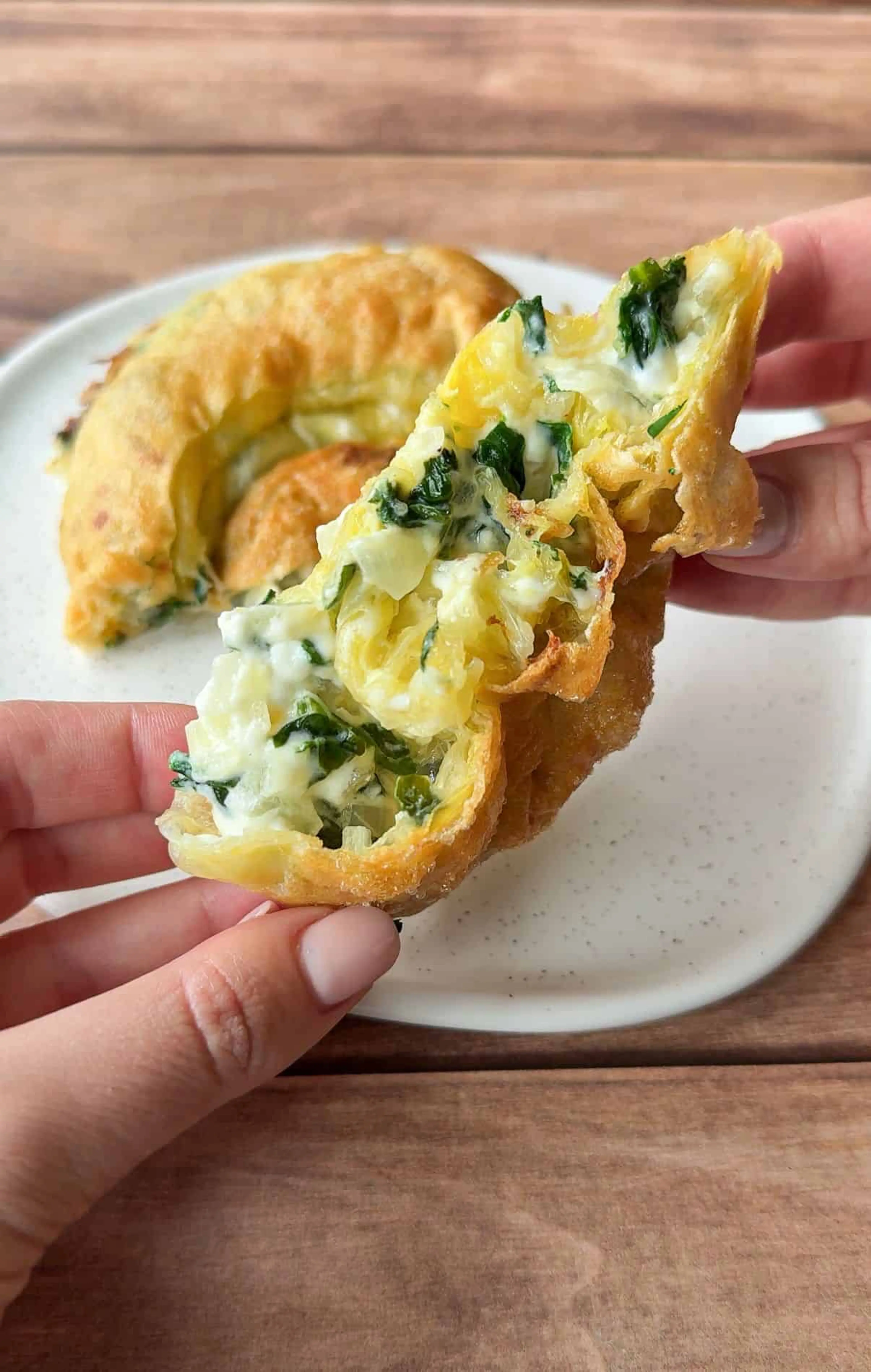 Rice Paper Spanakopita