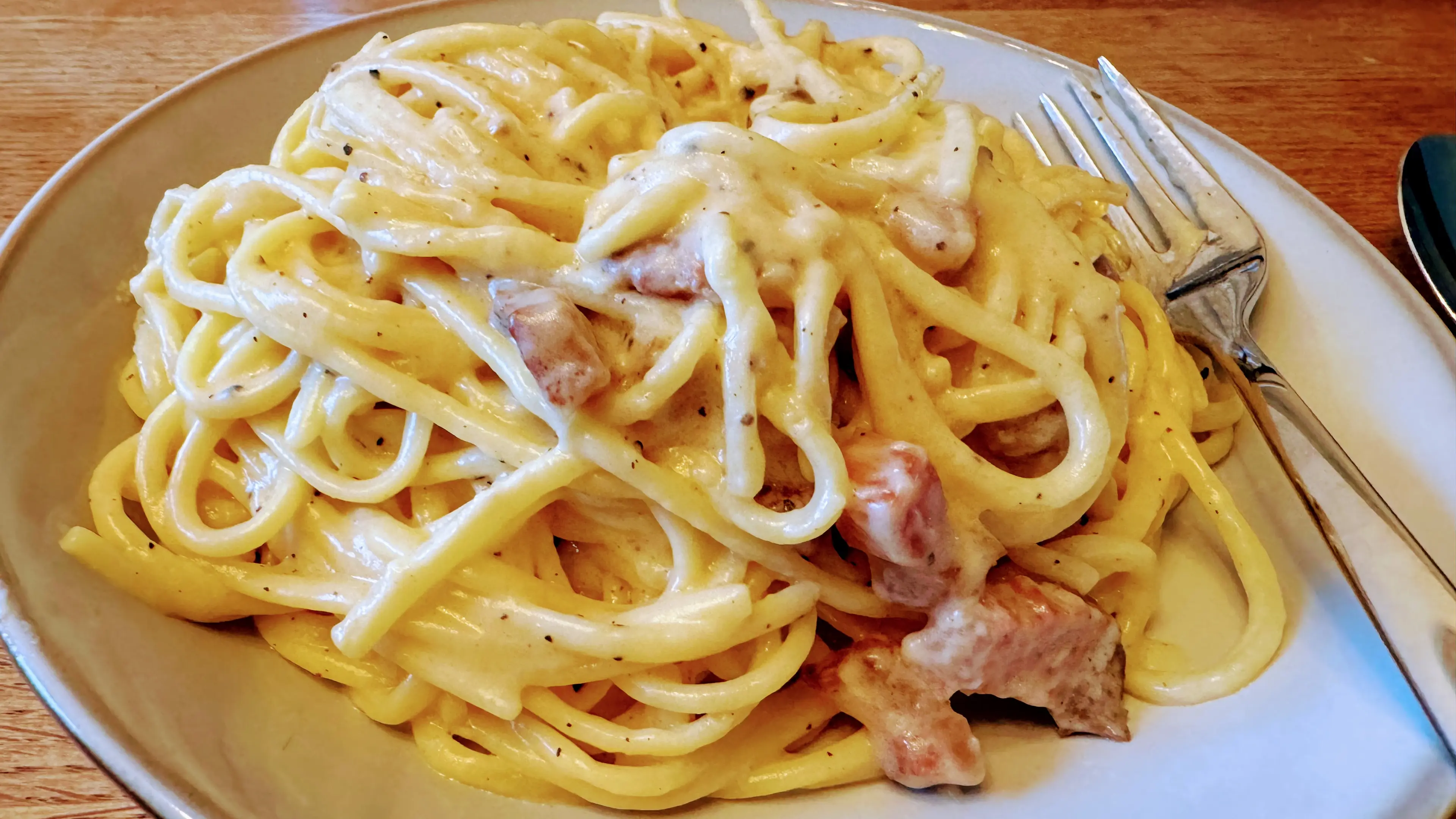 Spaghetti carbonara for Georgia❤️