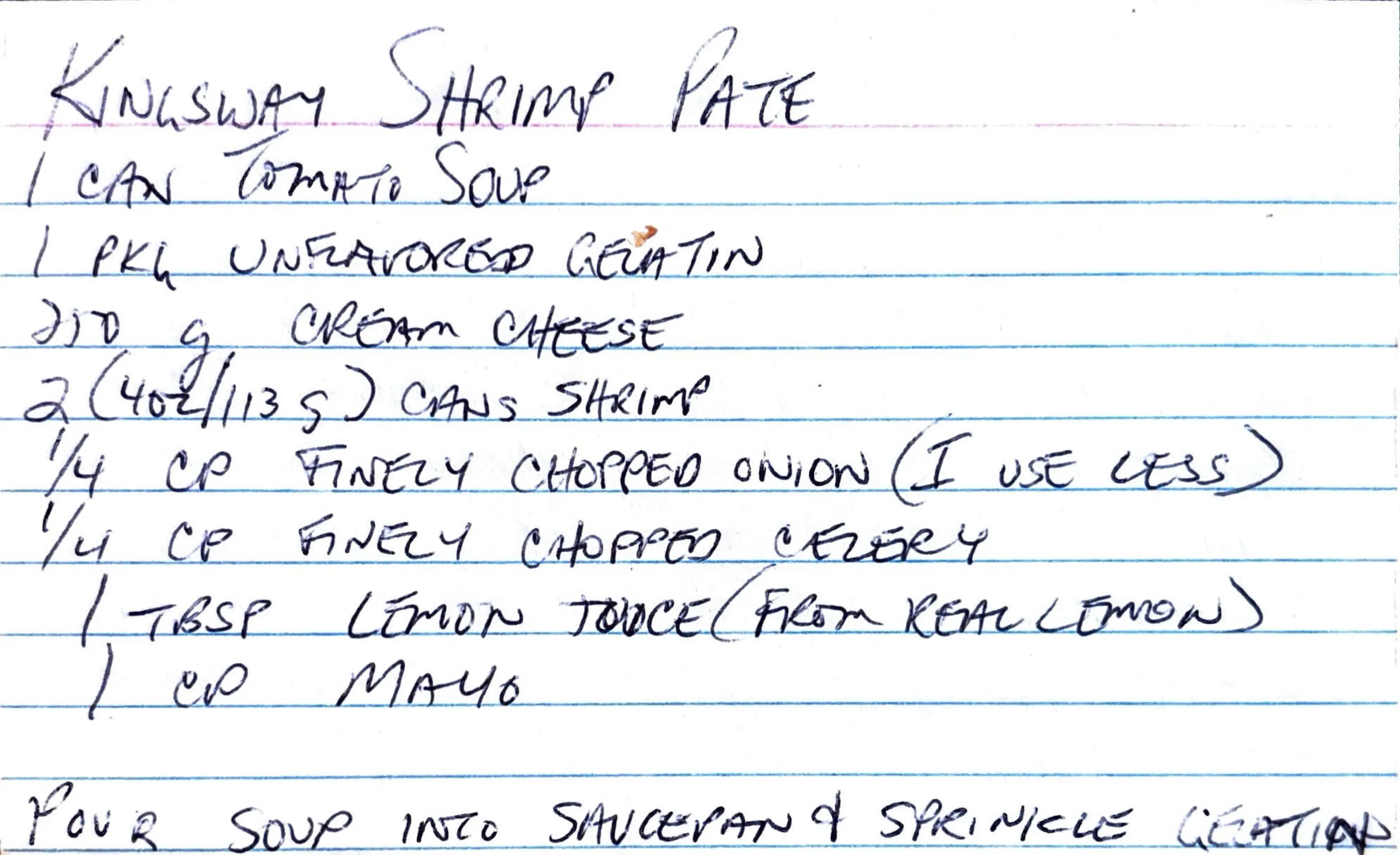 Kingsway Shrimp Pate