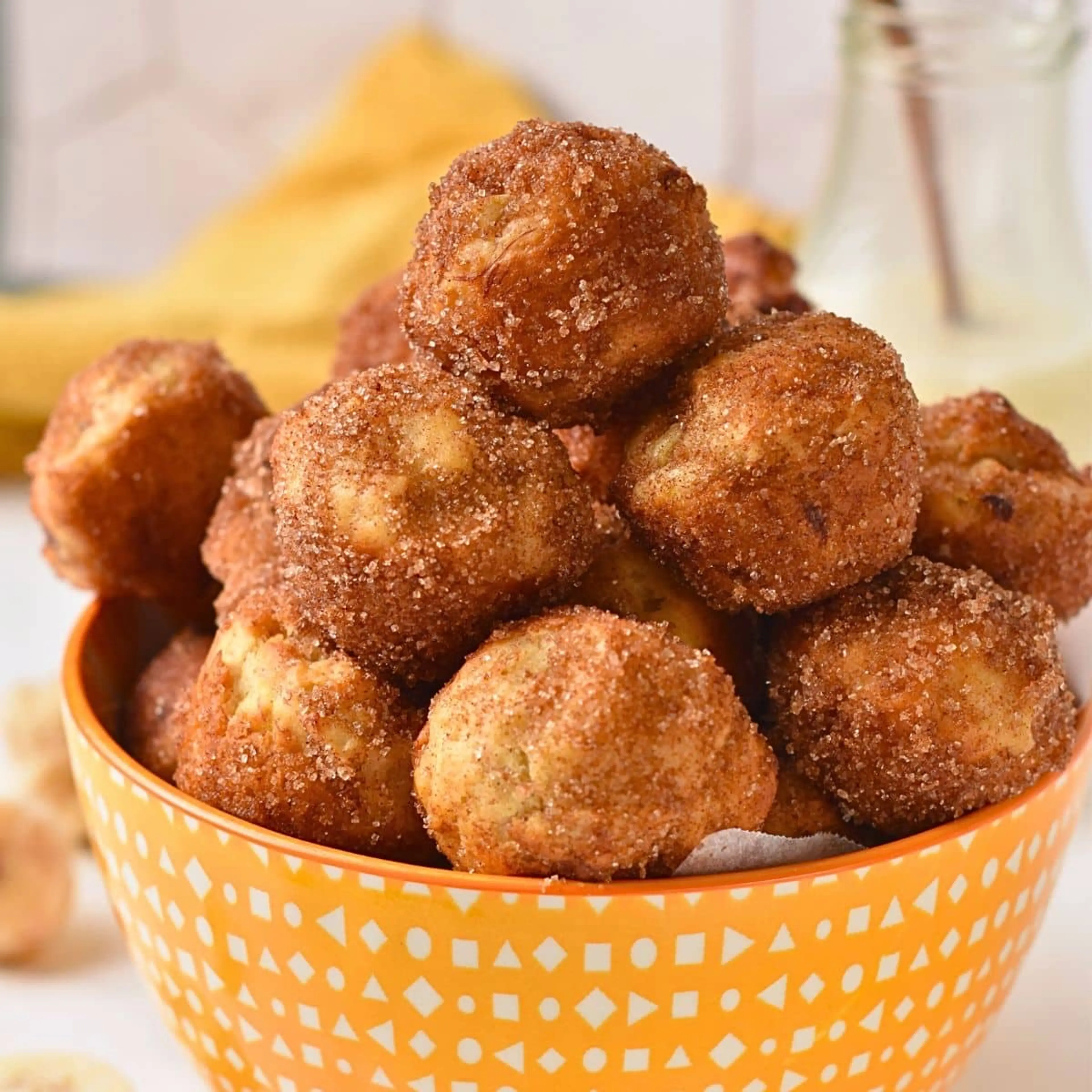 Baked Banana Donut Holes