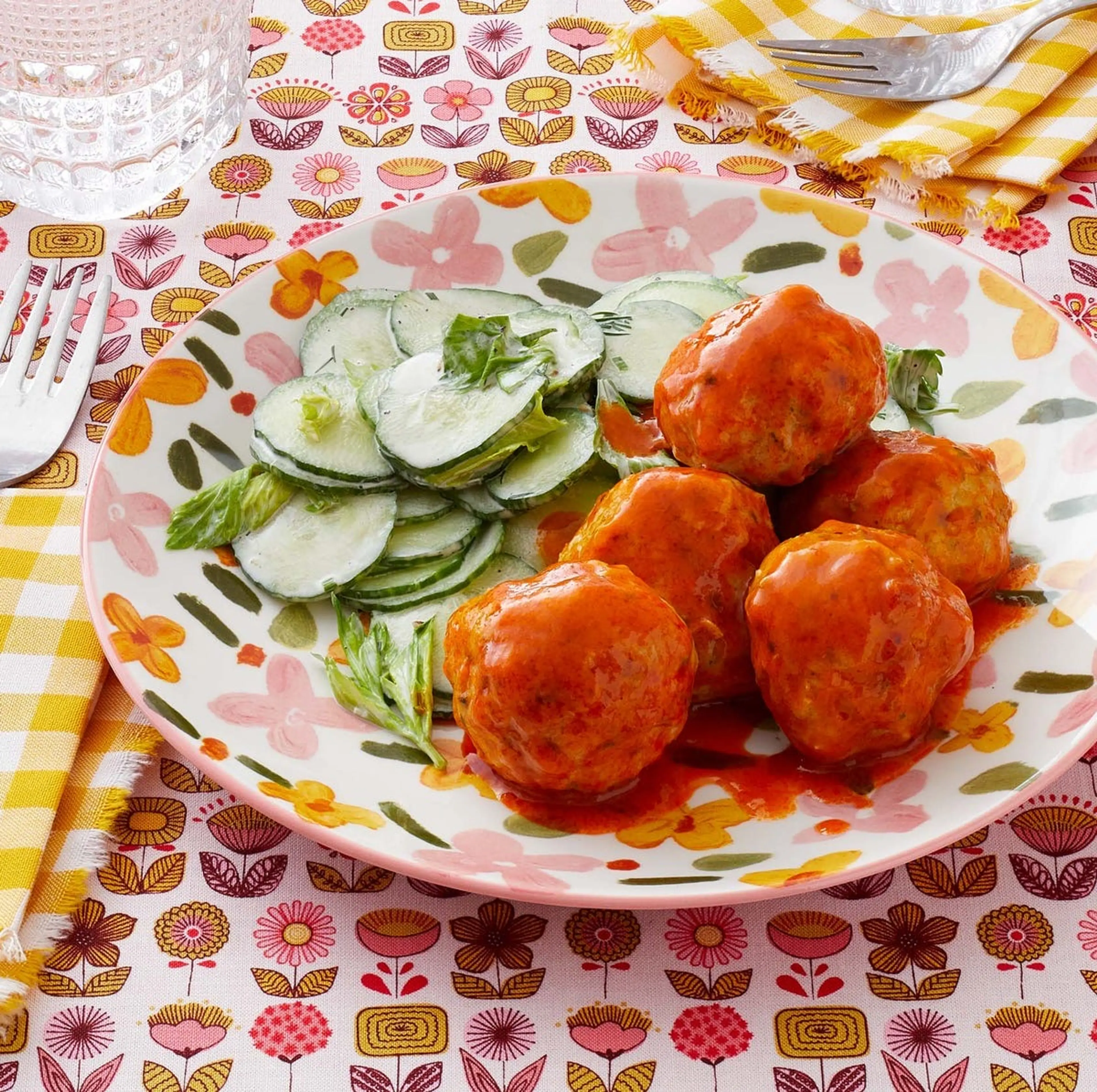 Buffalo Chicken Meatballs