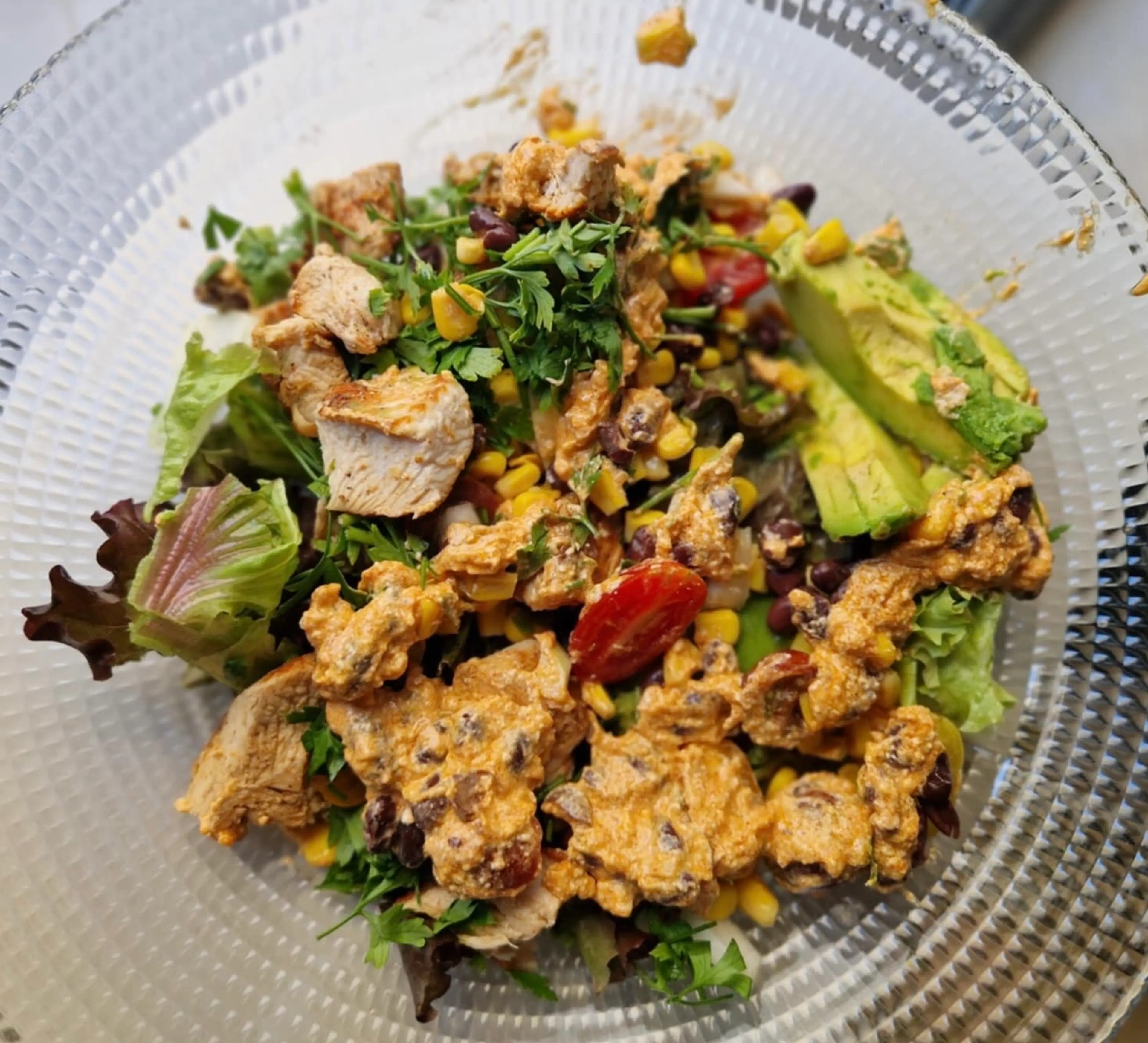 Garlic Taco Salad