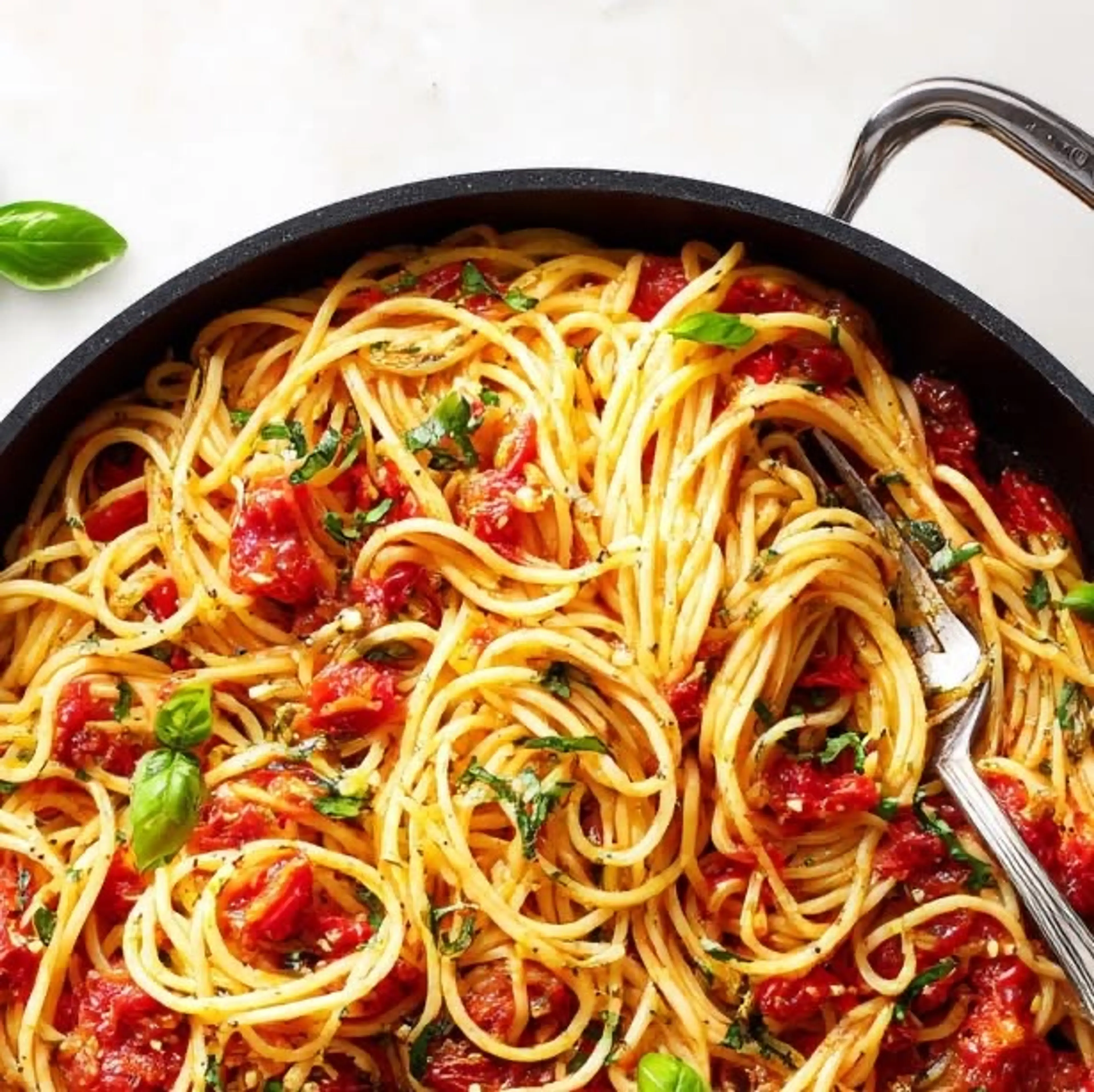 10-minute Tomato And Basil Angel Hair Pasta