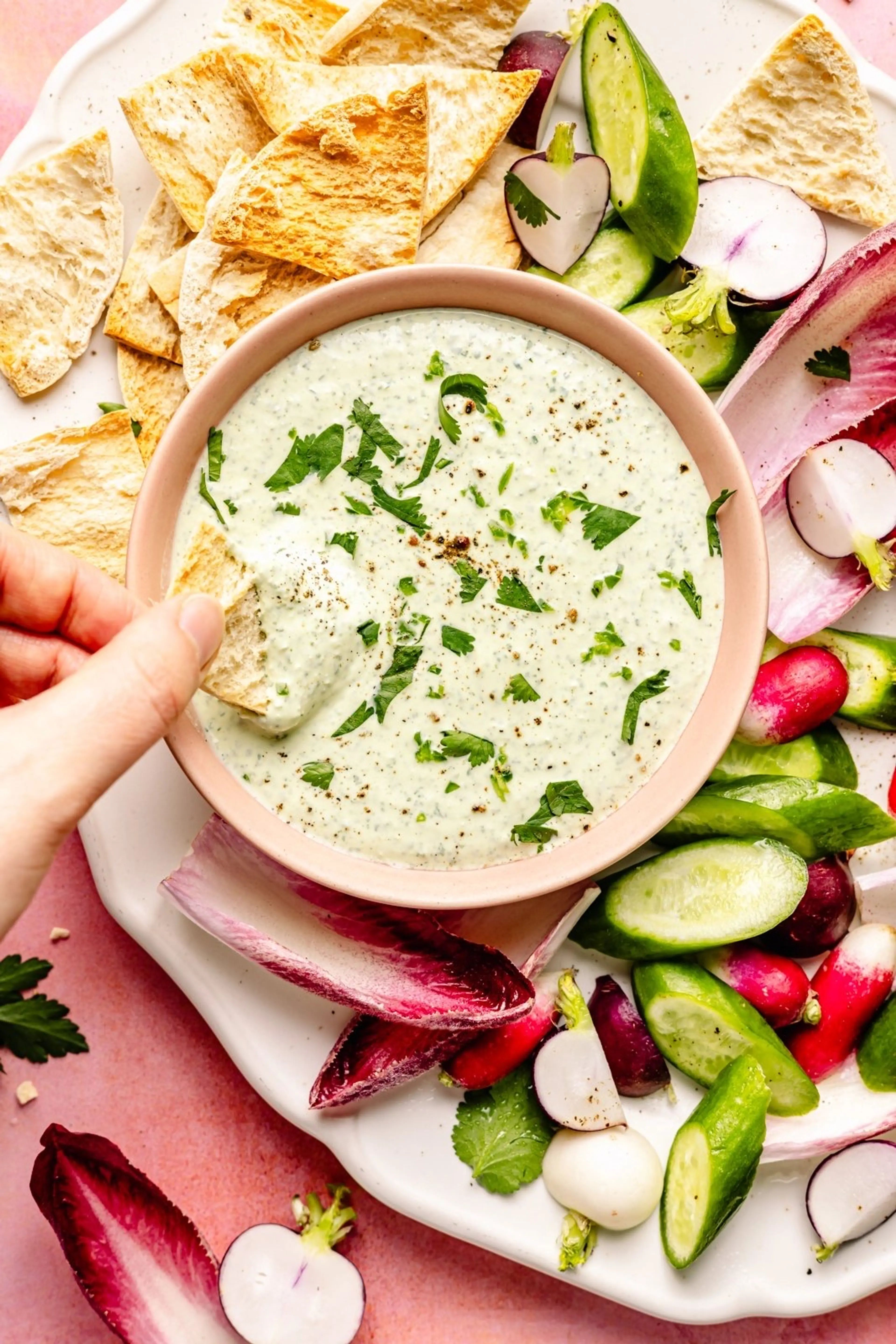 Spicy Green Feta Sauce