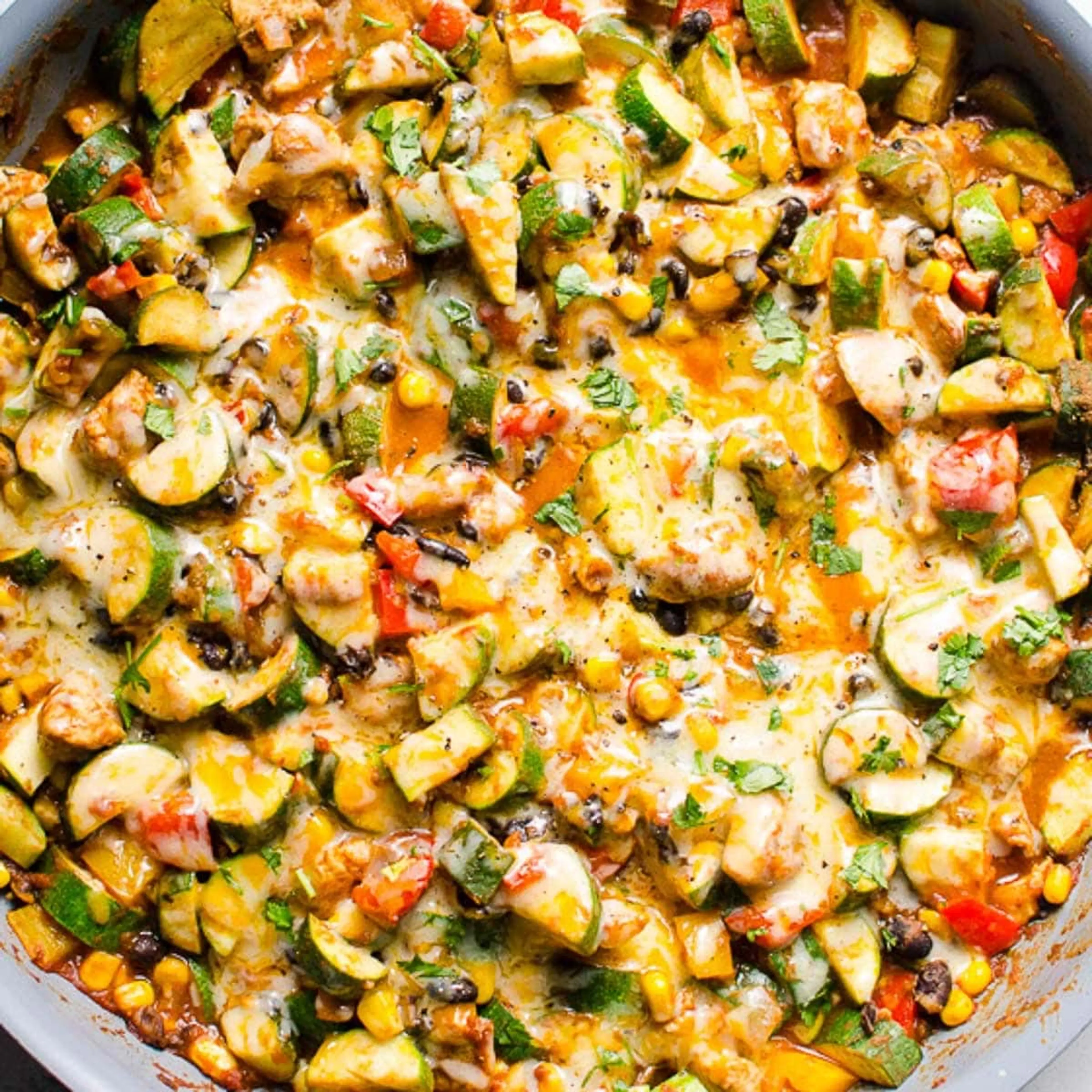 Tex Mex Chicken and Zucchini Recipe