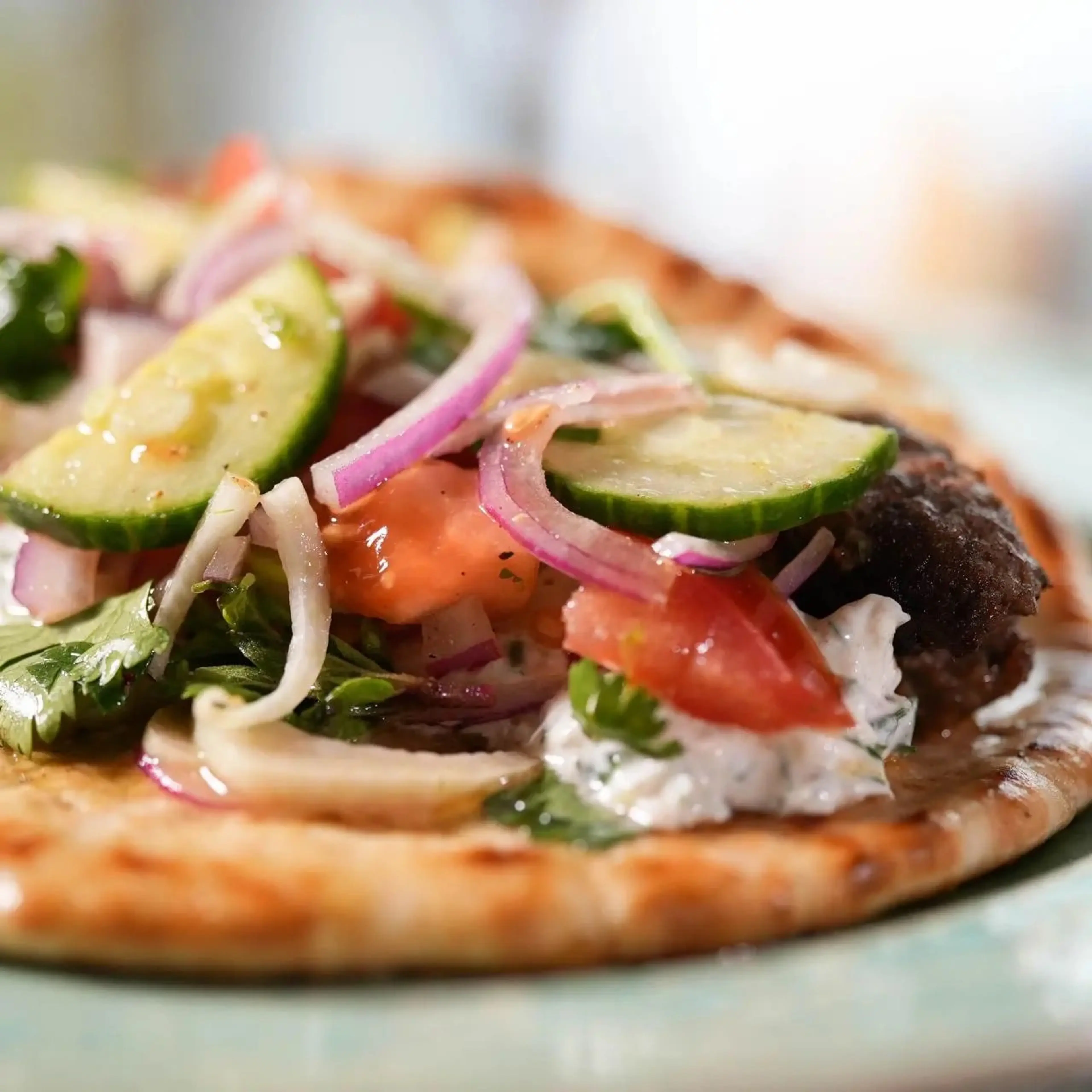 Lamb Skewer Pitas