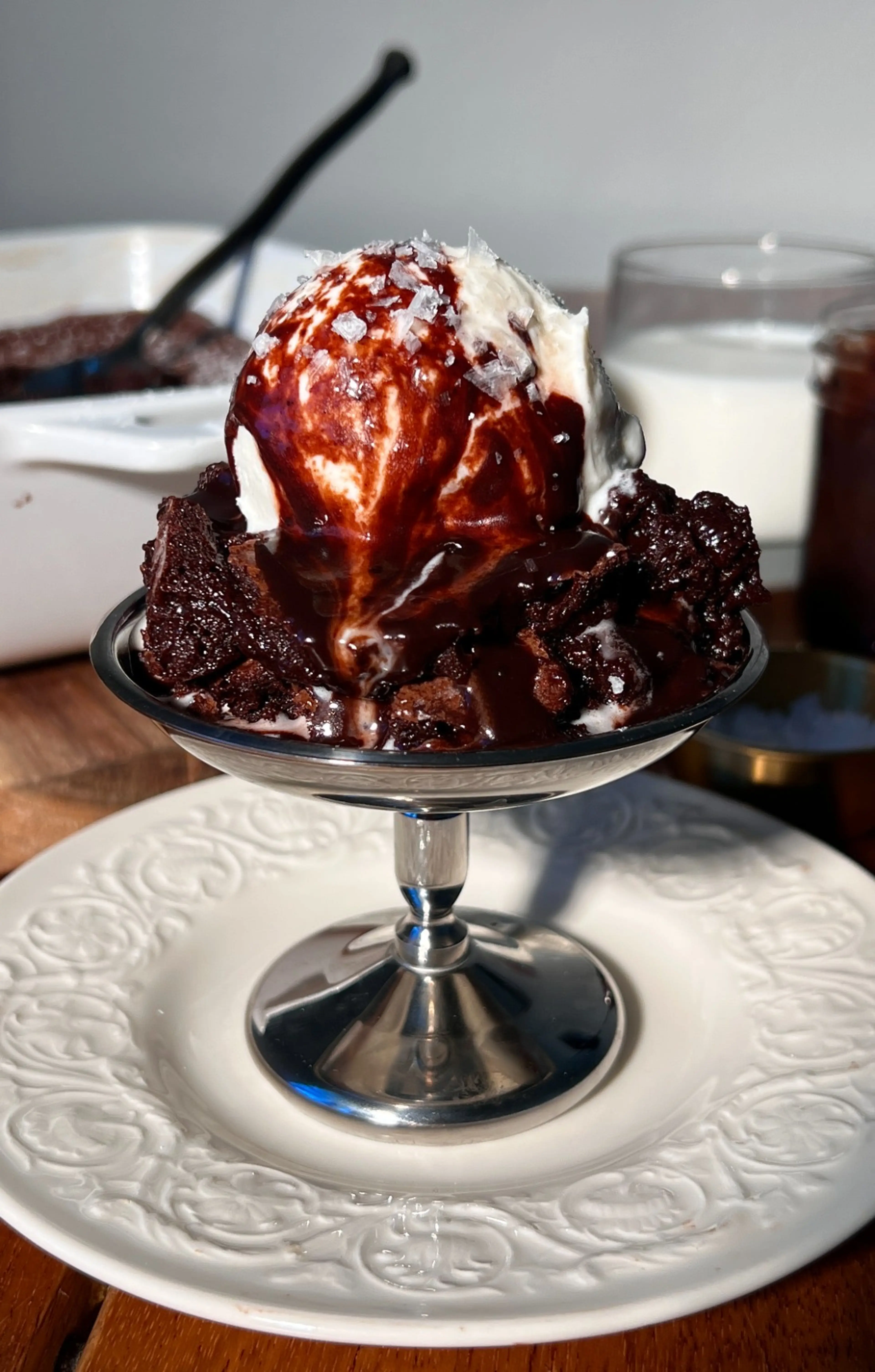 Deep Dish Brown Butter Molten Lava Cake