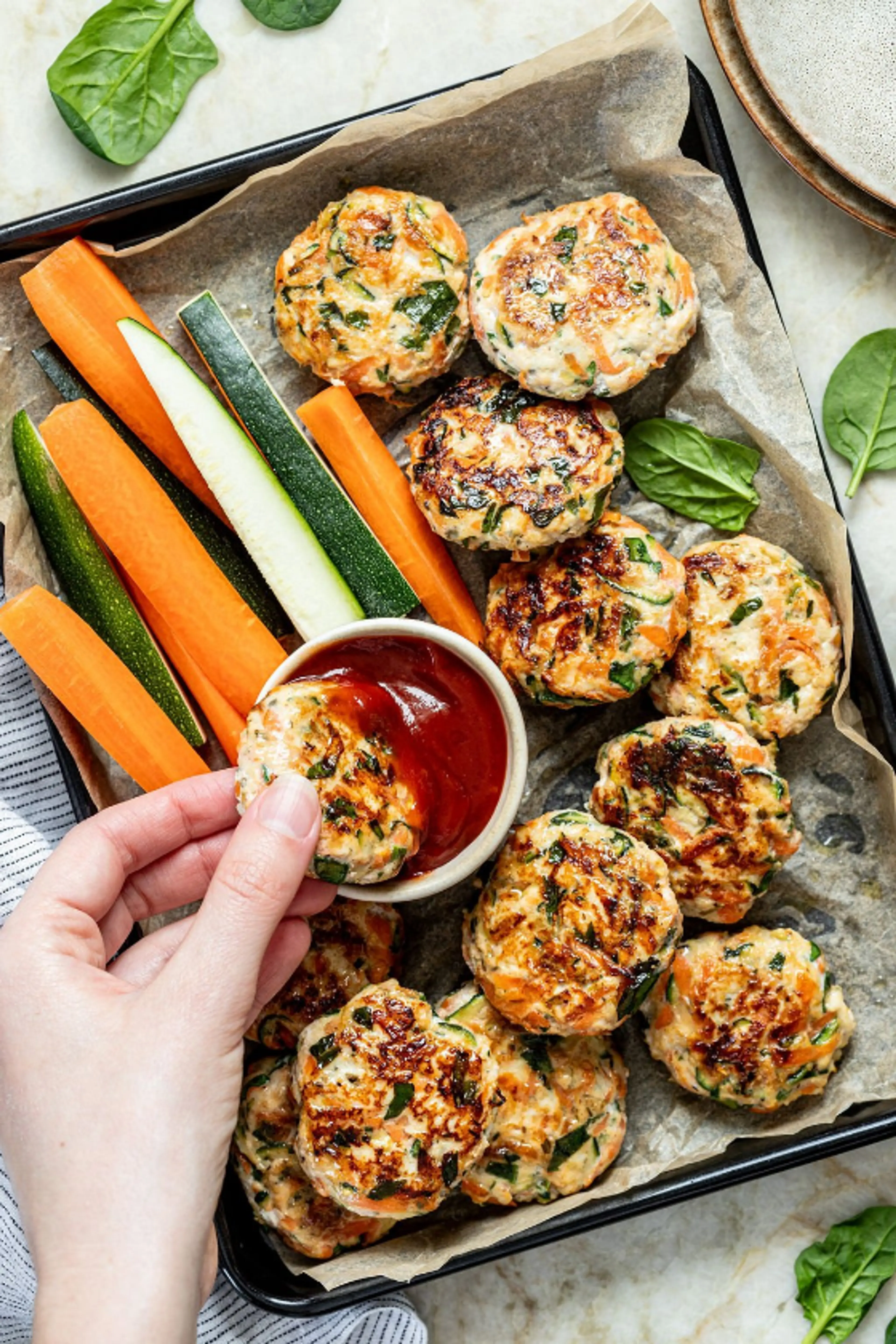 Veggie-Loaded Homemade Chicken Nuggets