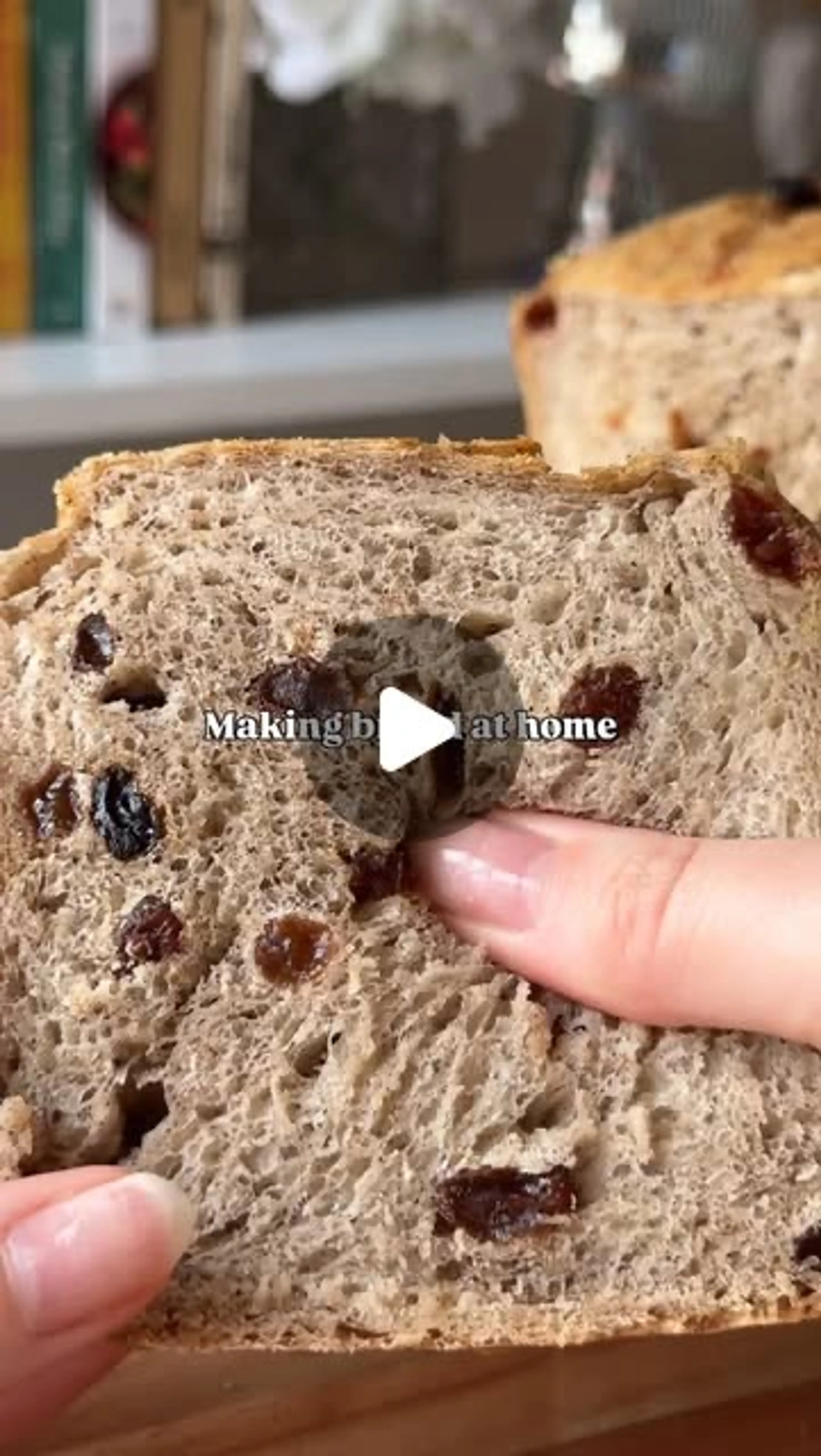 7 Ingredient Cinnamon Raisin Bread