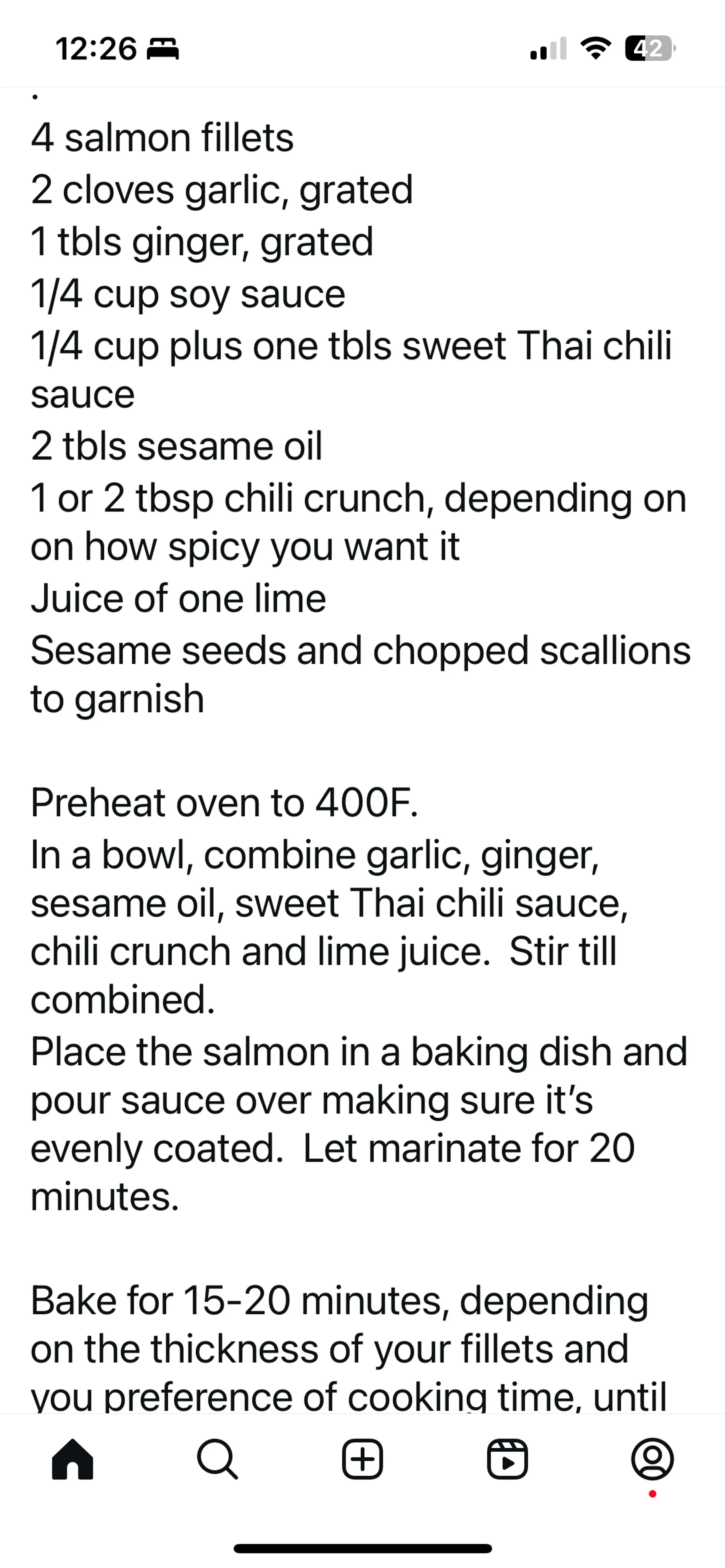 Sweet Glazed Baked Salmon