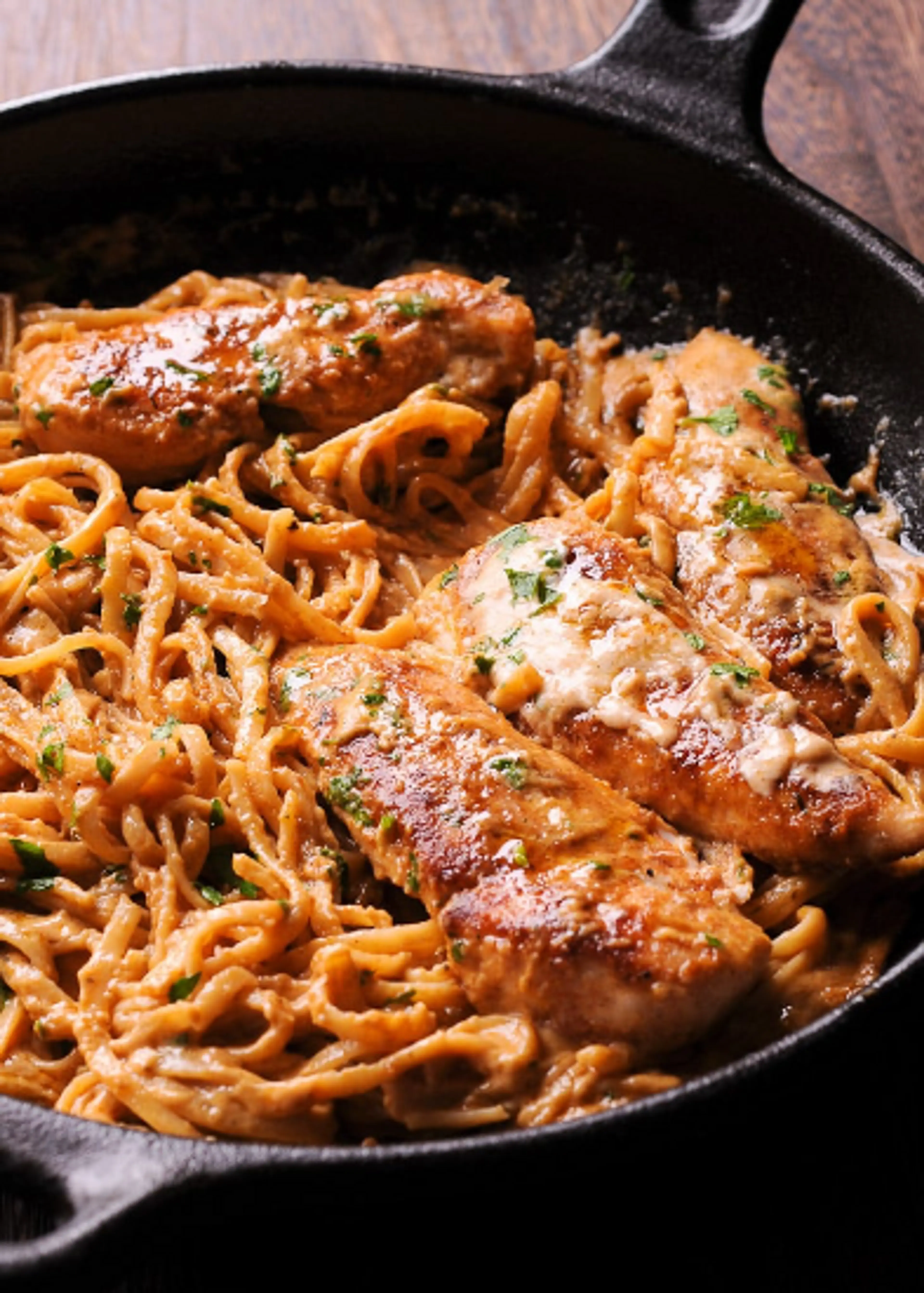 Spicy Chicken Lazone Pasta