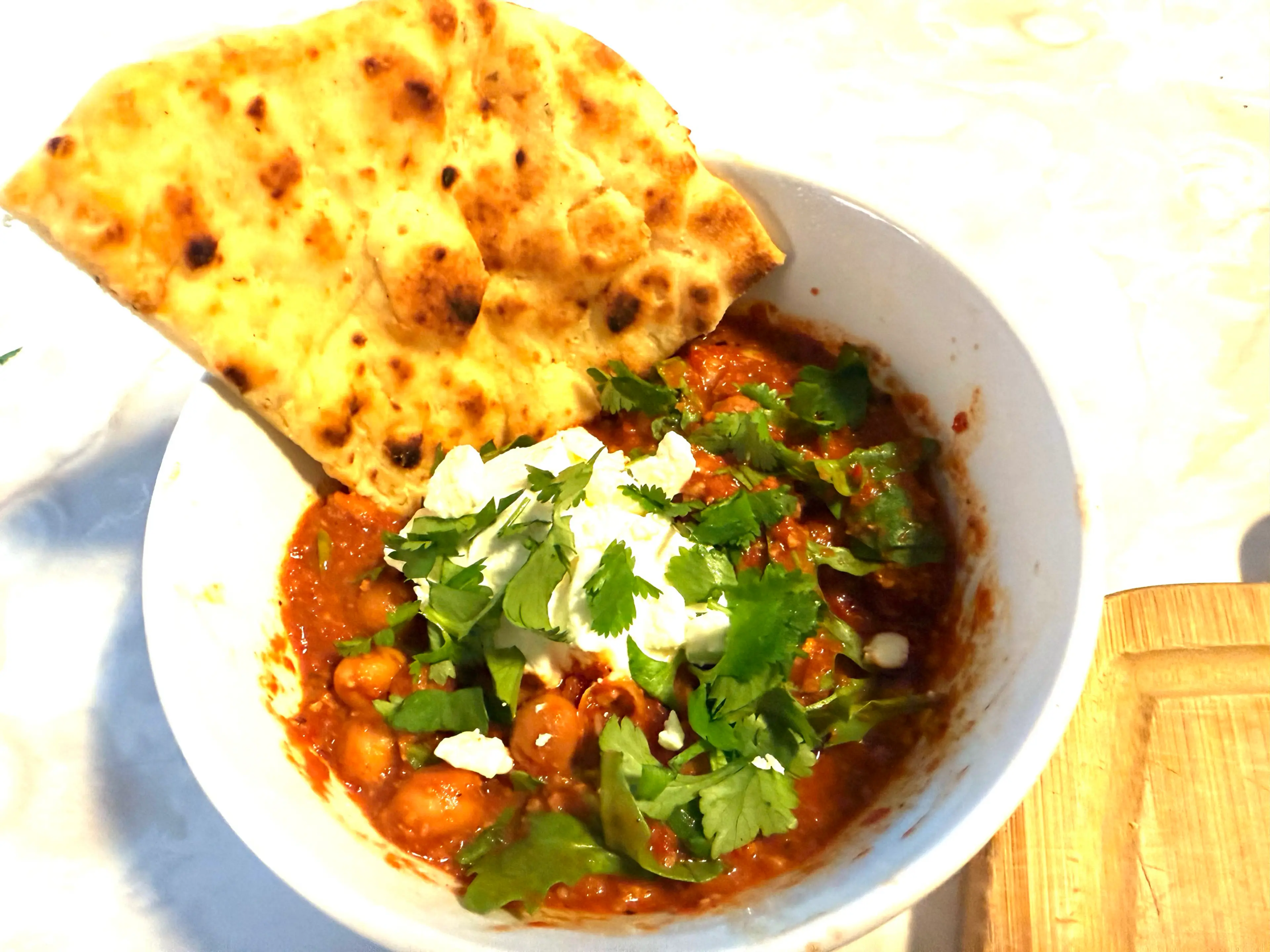 Muhammara Chickpea Skillet