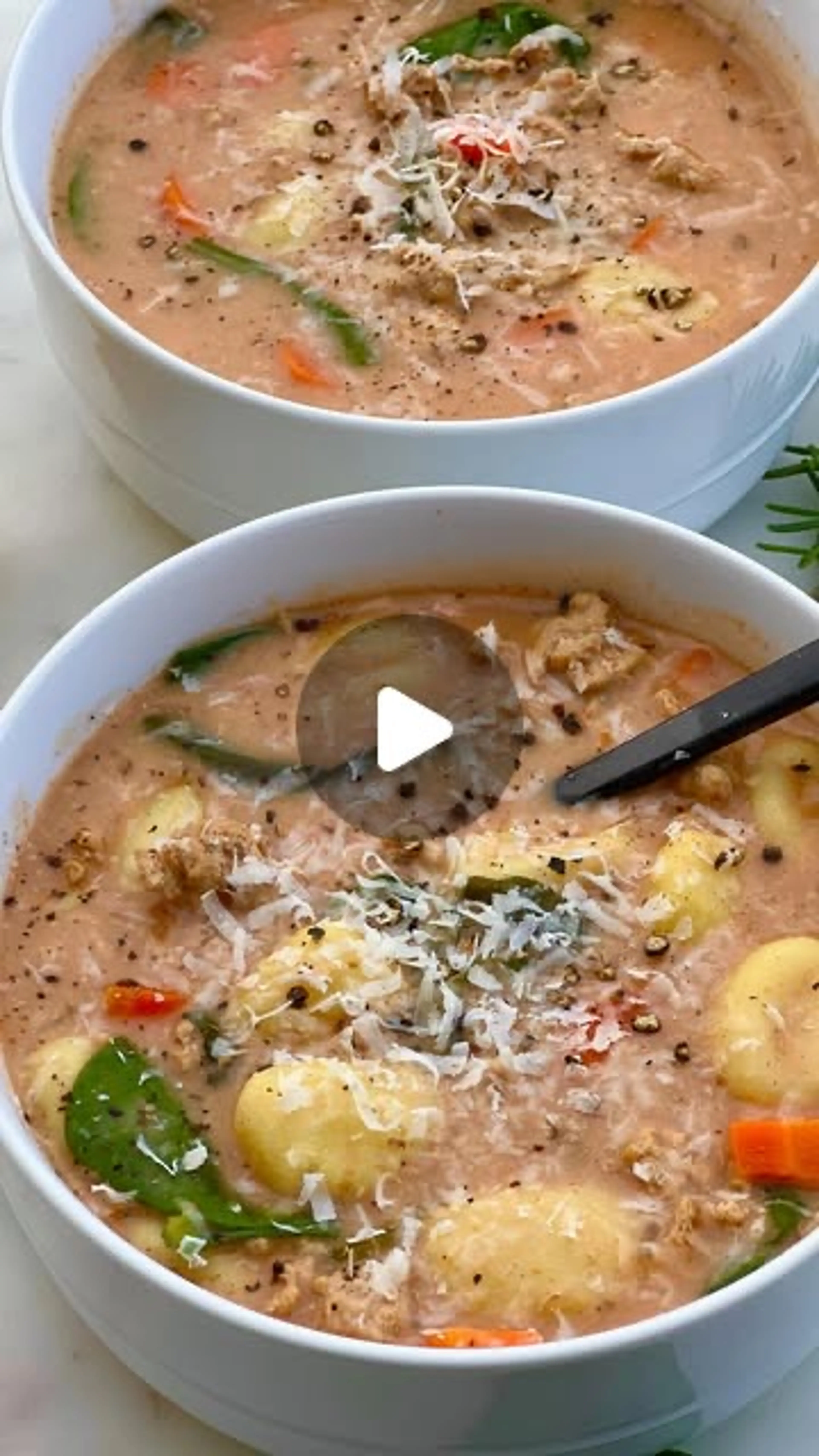 Slow Cooker Creamy Turkey Gnocchi Soup