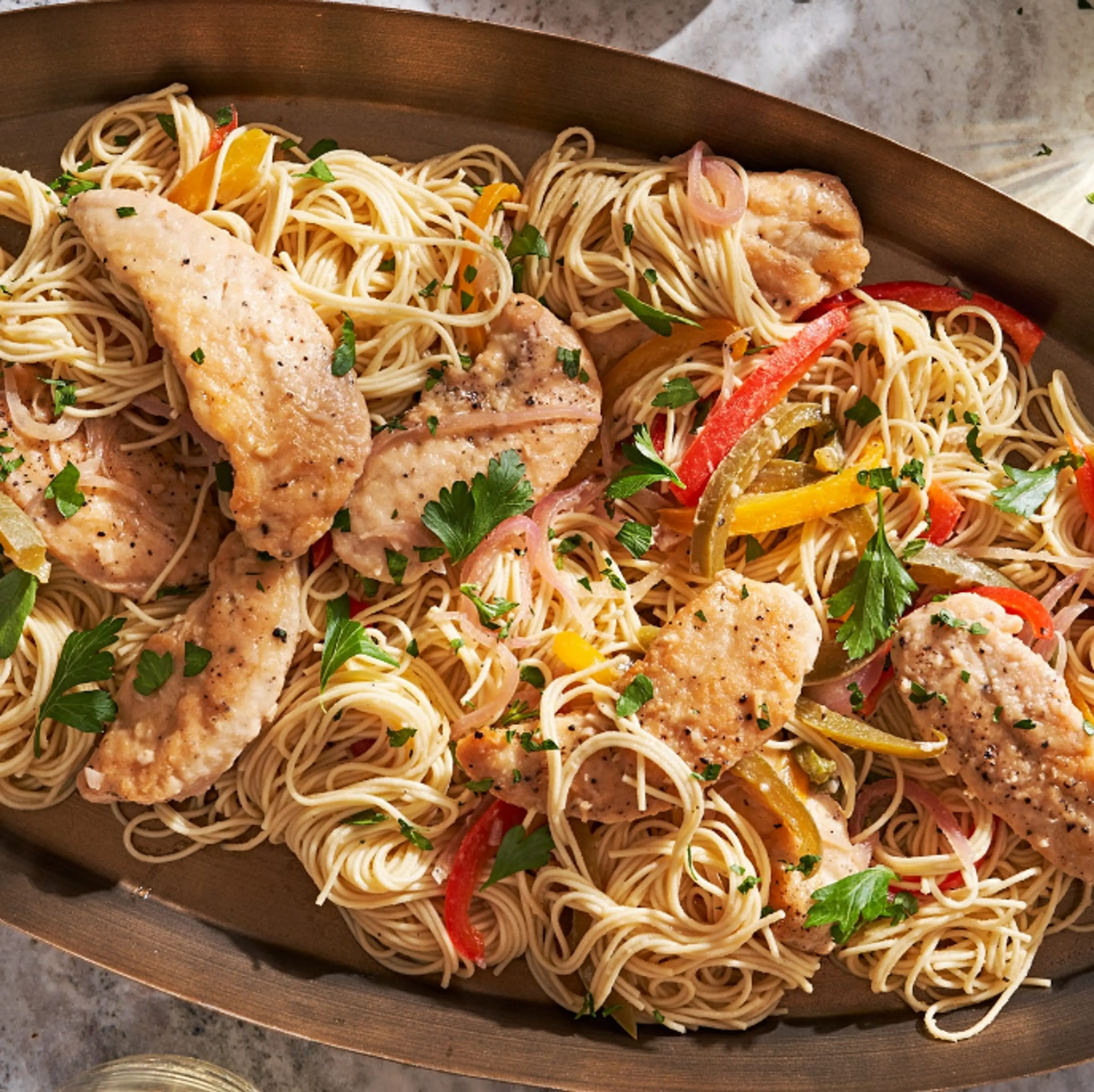 Copycat Olive Garden Chicken Scampi