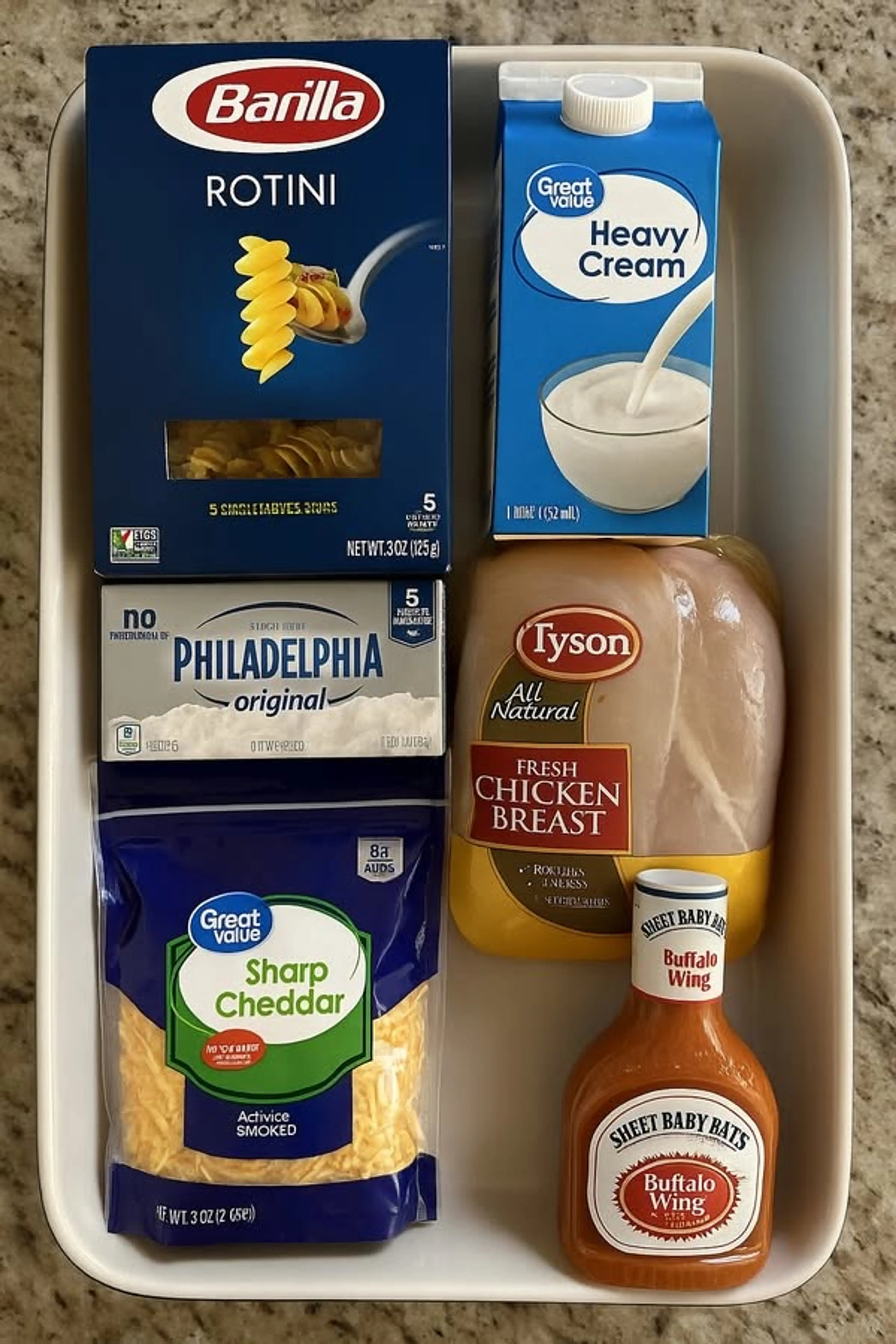 Chicken Bacon Ranch Pasta