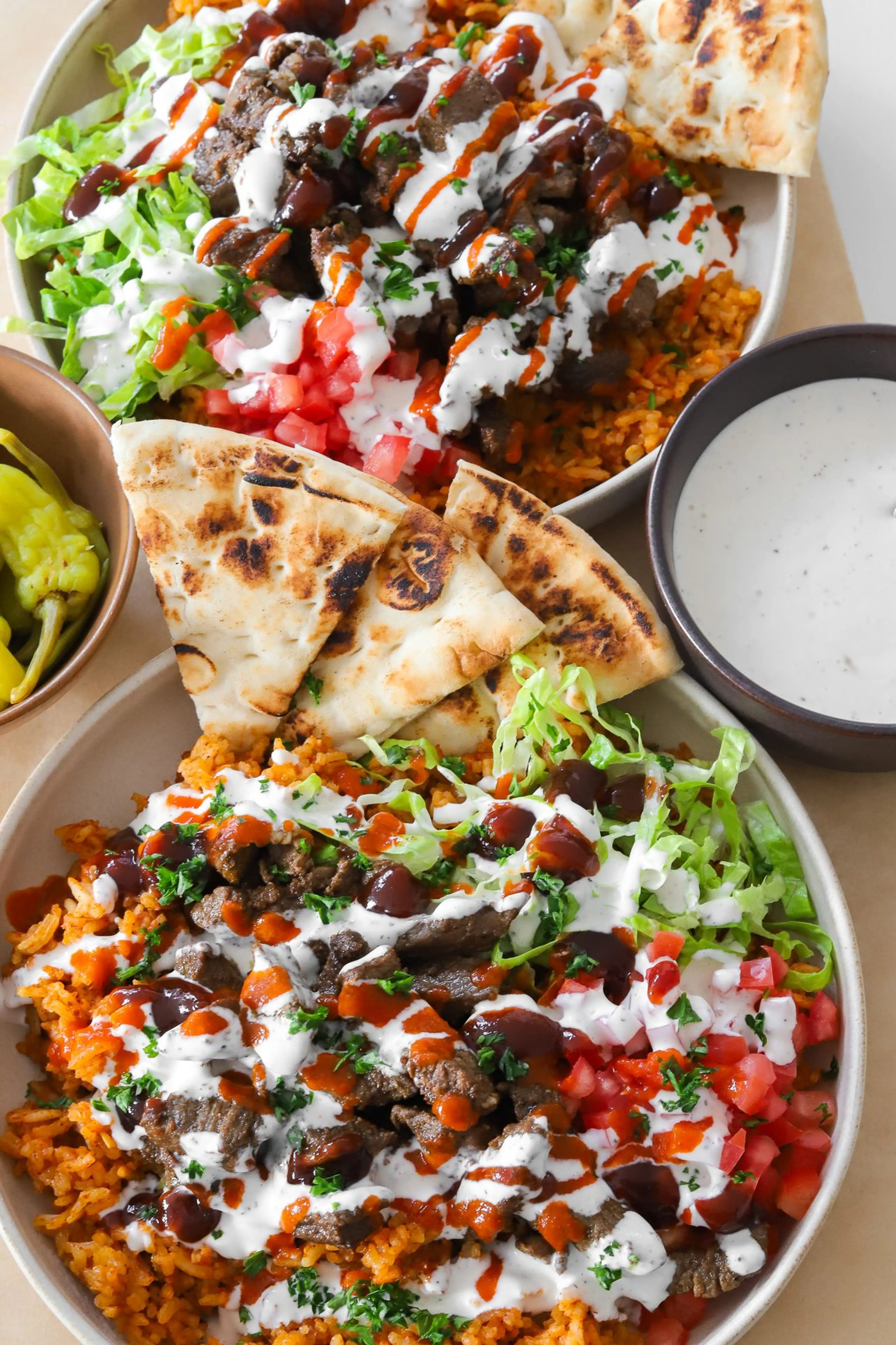 Halal Cart Lamb Over Rice