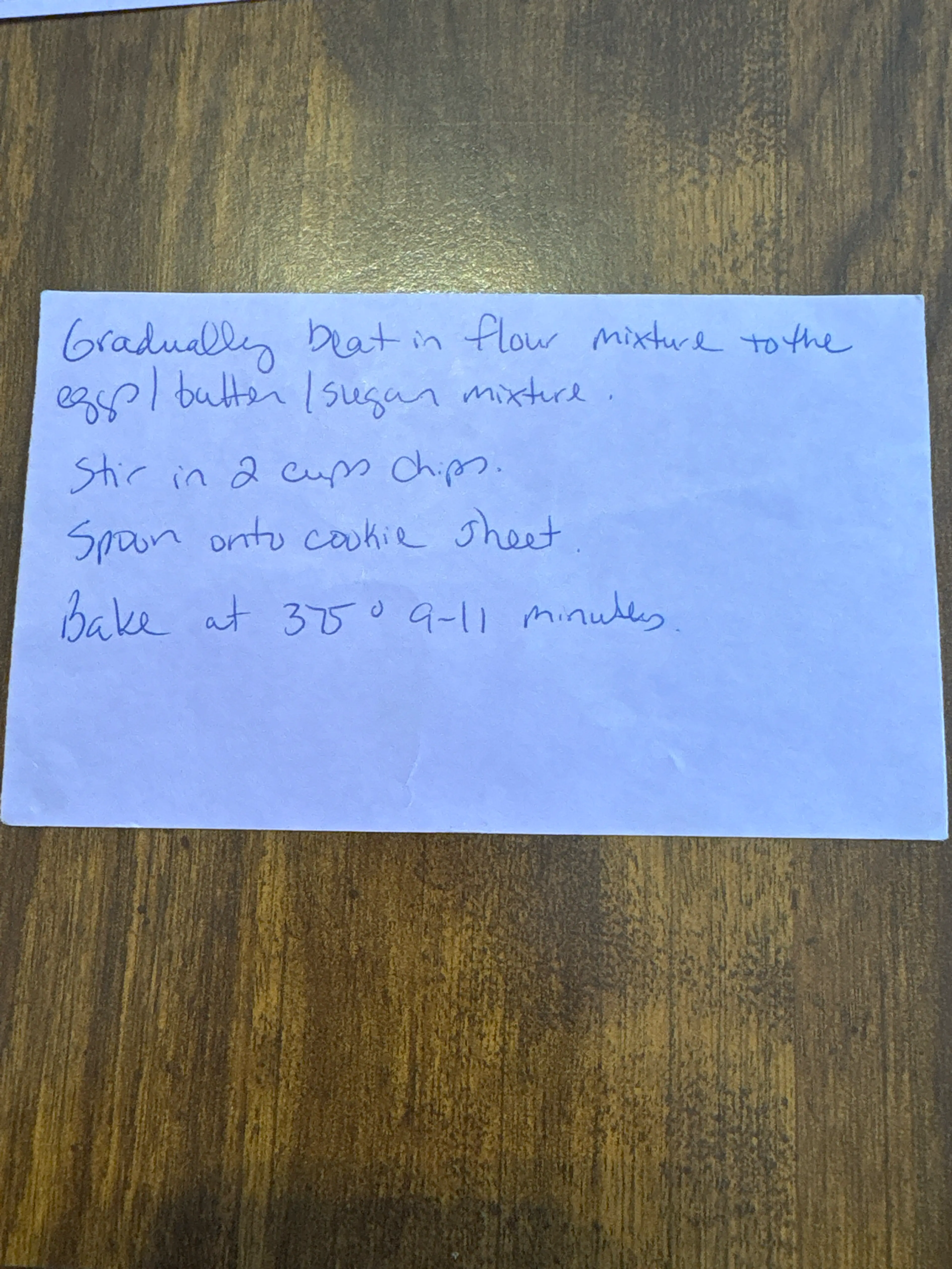 Chocolate Chip Cookies - Mom