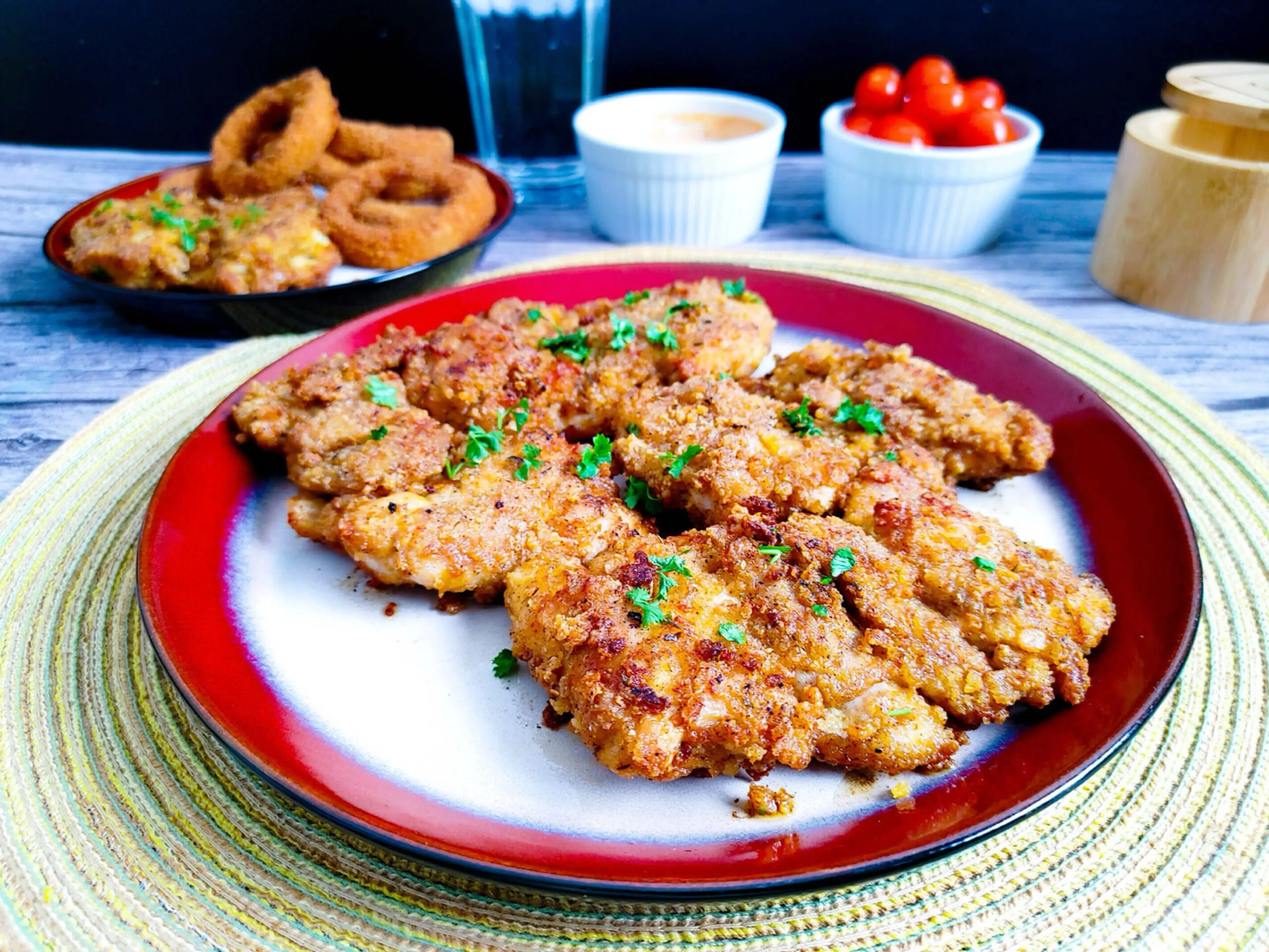 Crispy Air Fryer Panko Boneless Chicken Thighs