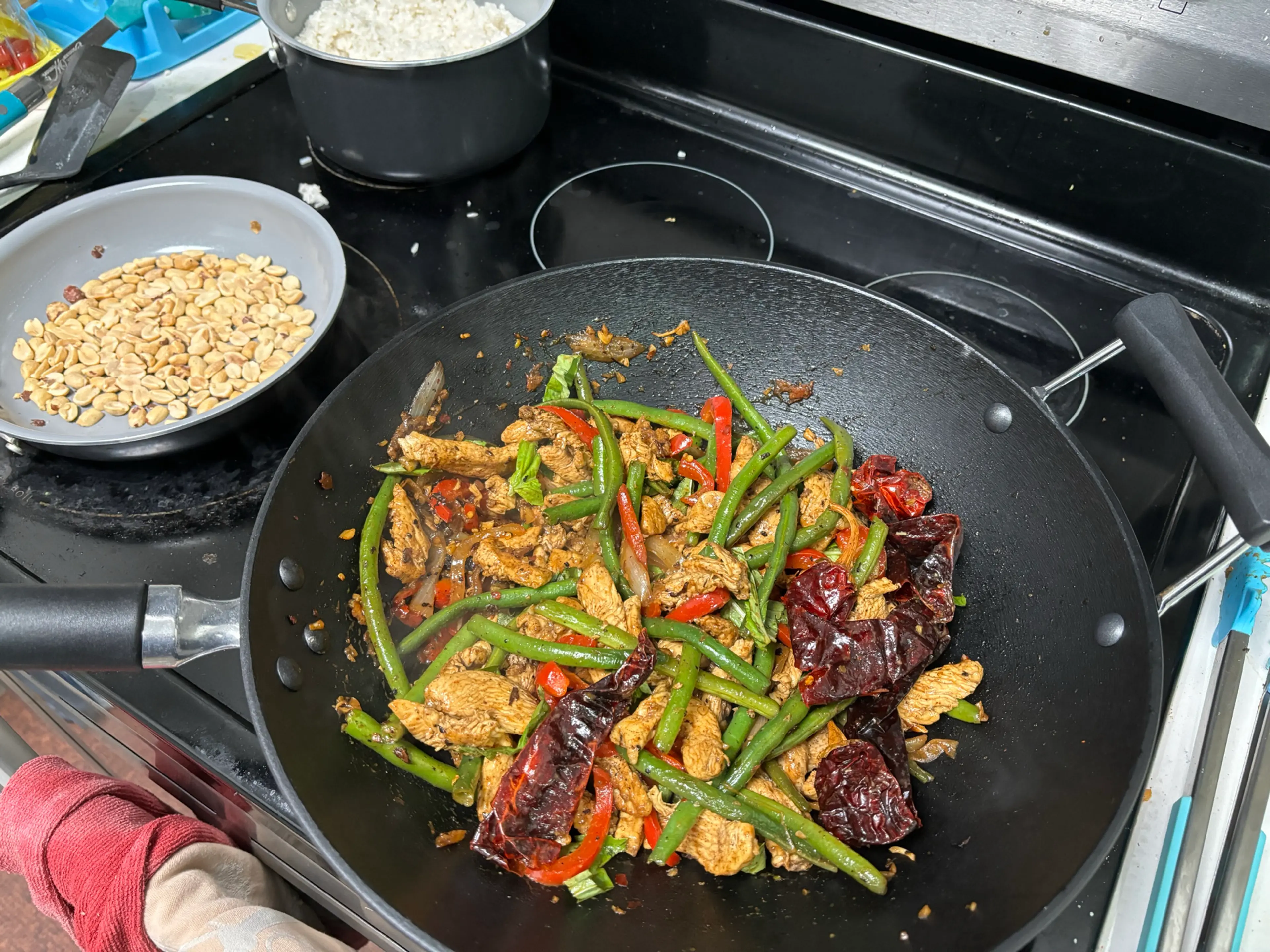 Fiery Burmese Chicken and Green Beans