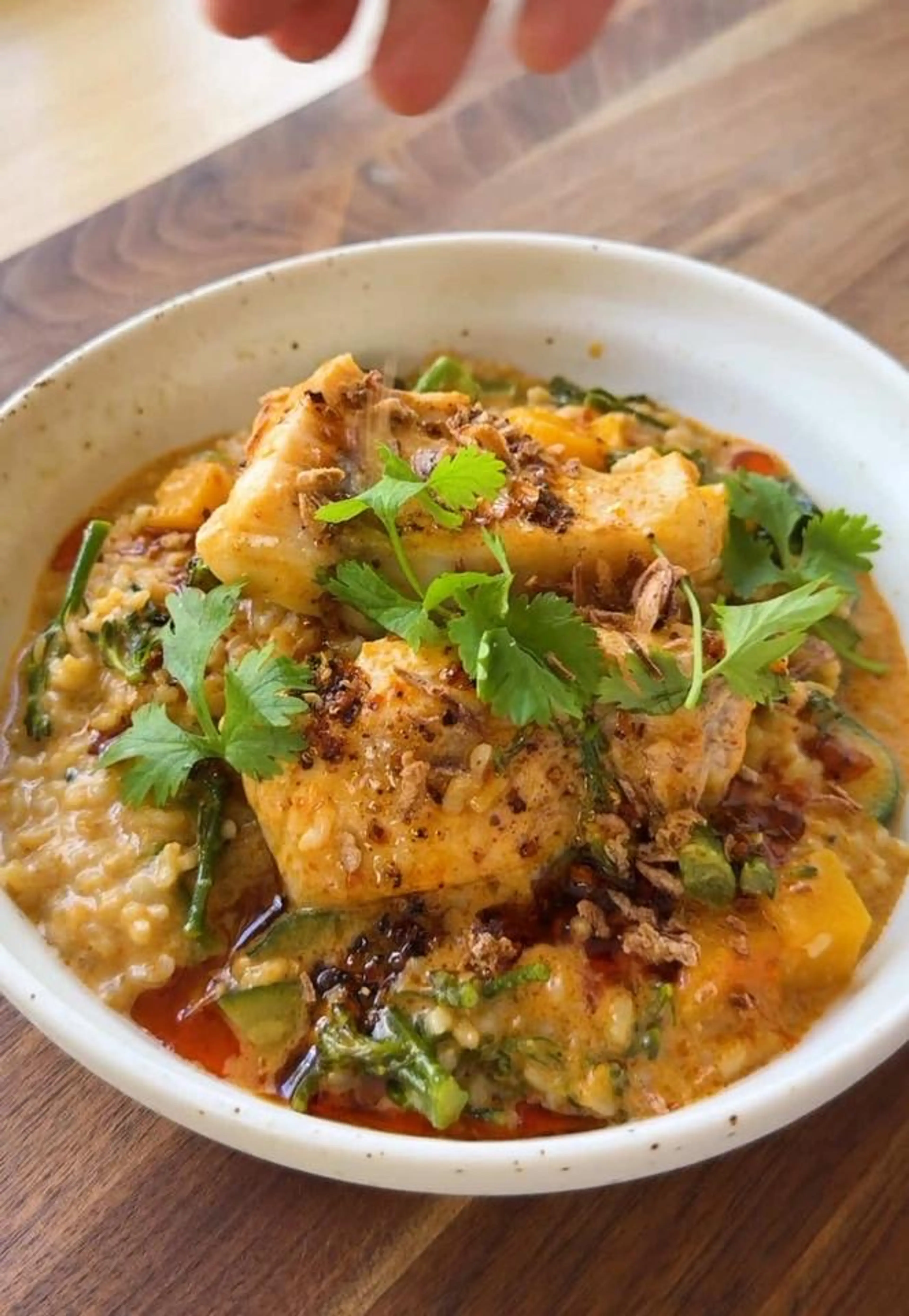 One Pan Coconut Fish Curry