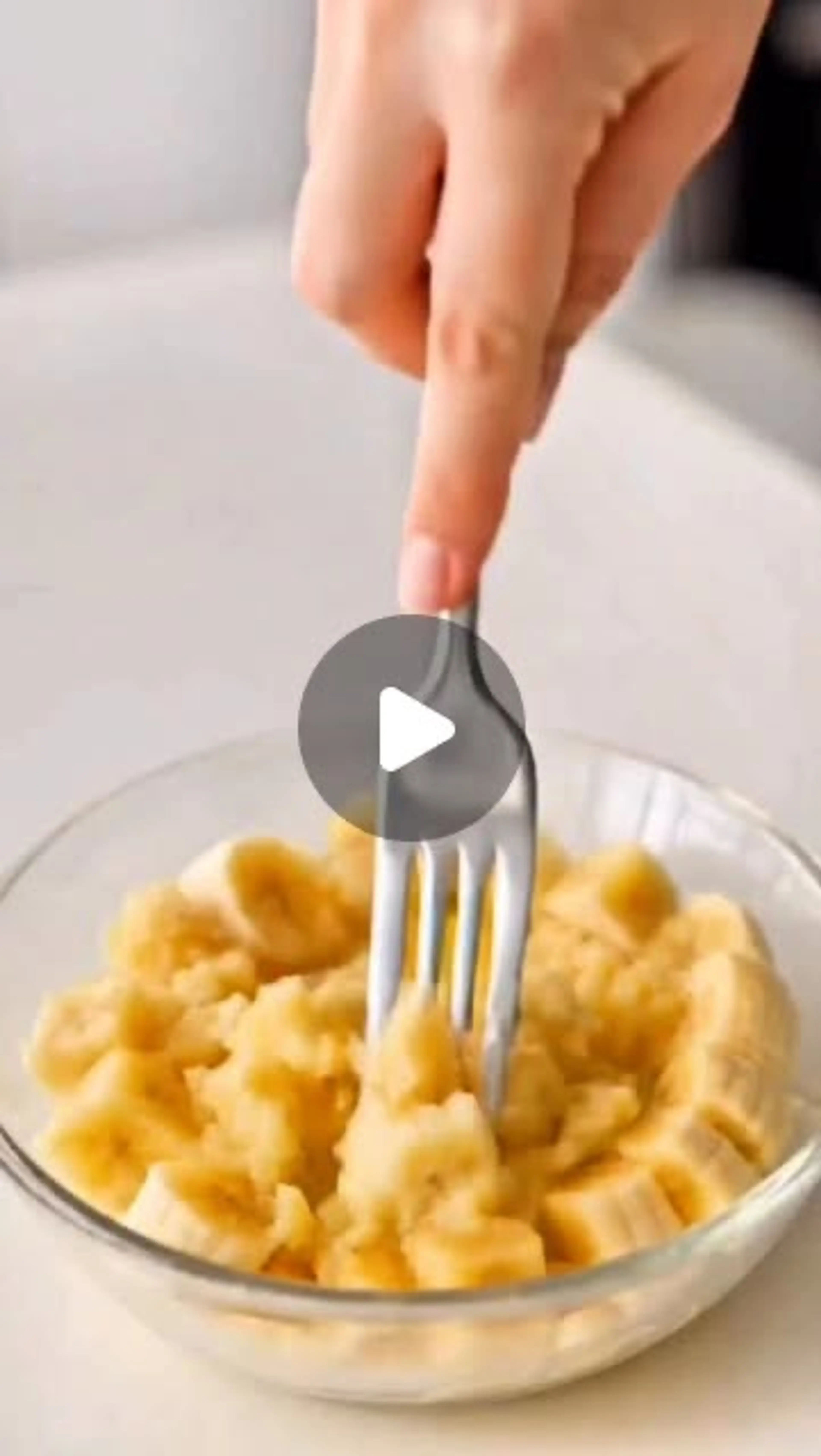 Healthy Banana Blueberry Cheesecake