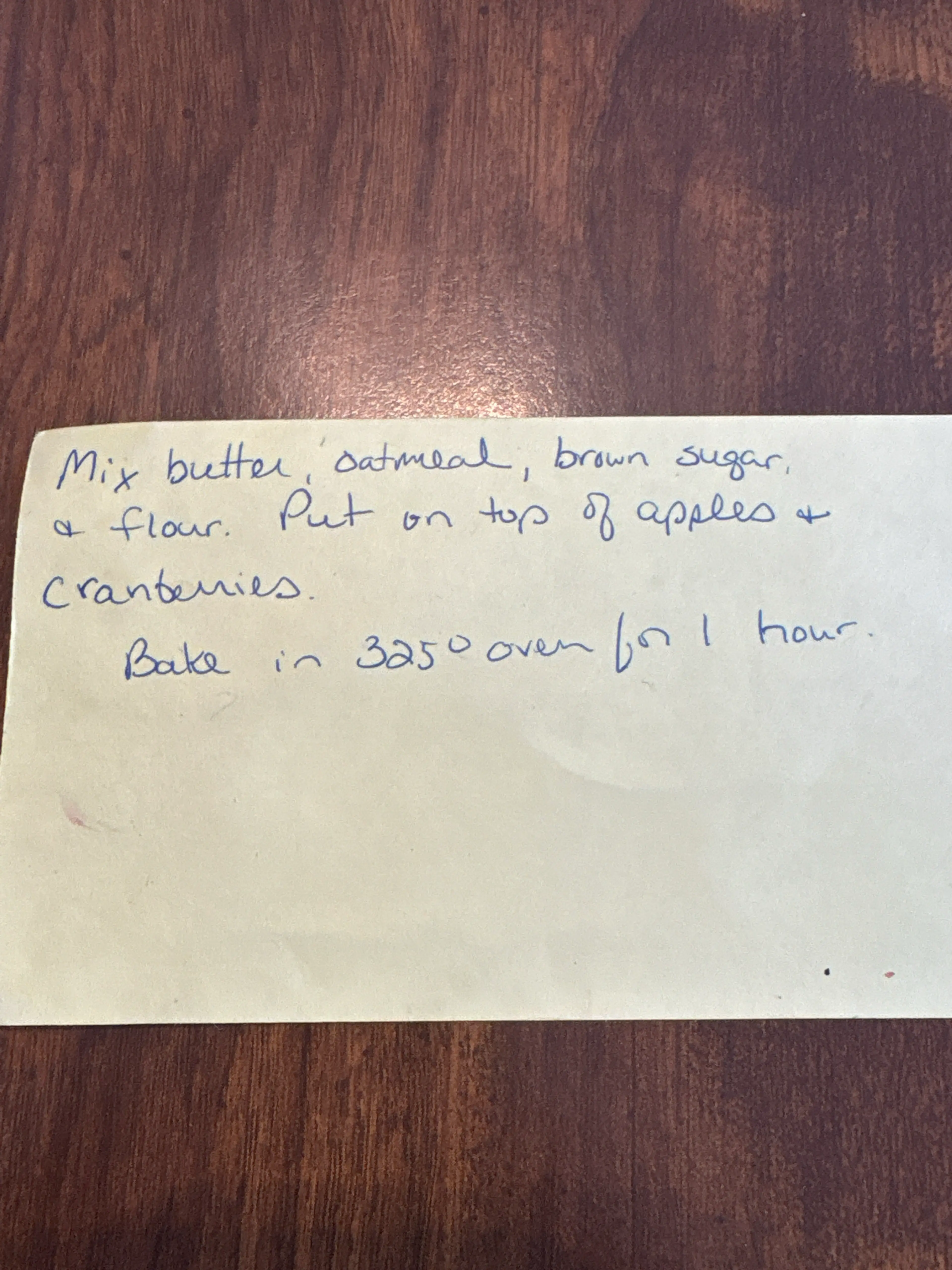 Cranberry Casserole - Mom