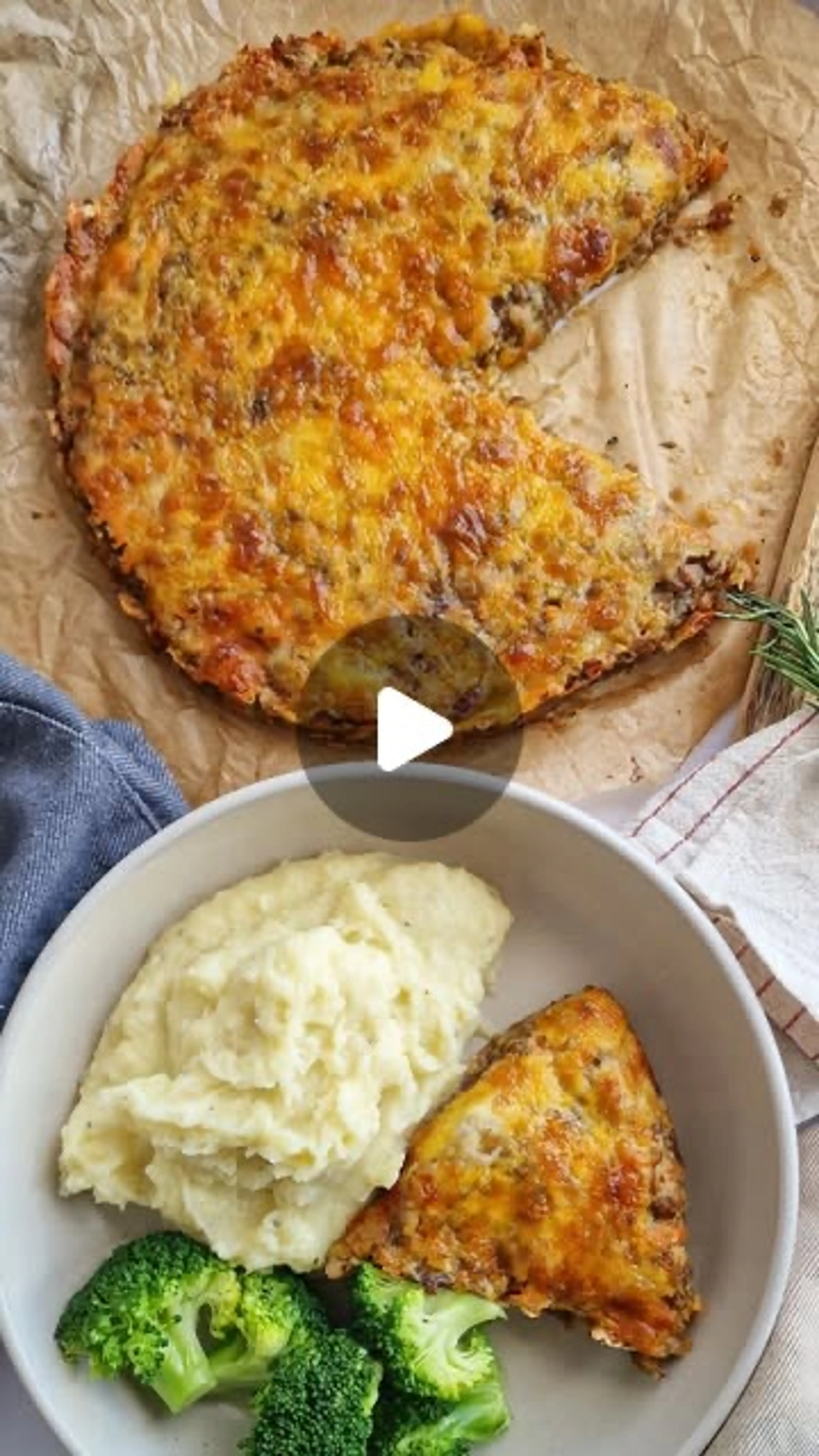 Tinned Cheesy Lentil Bake