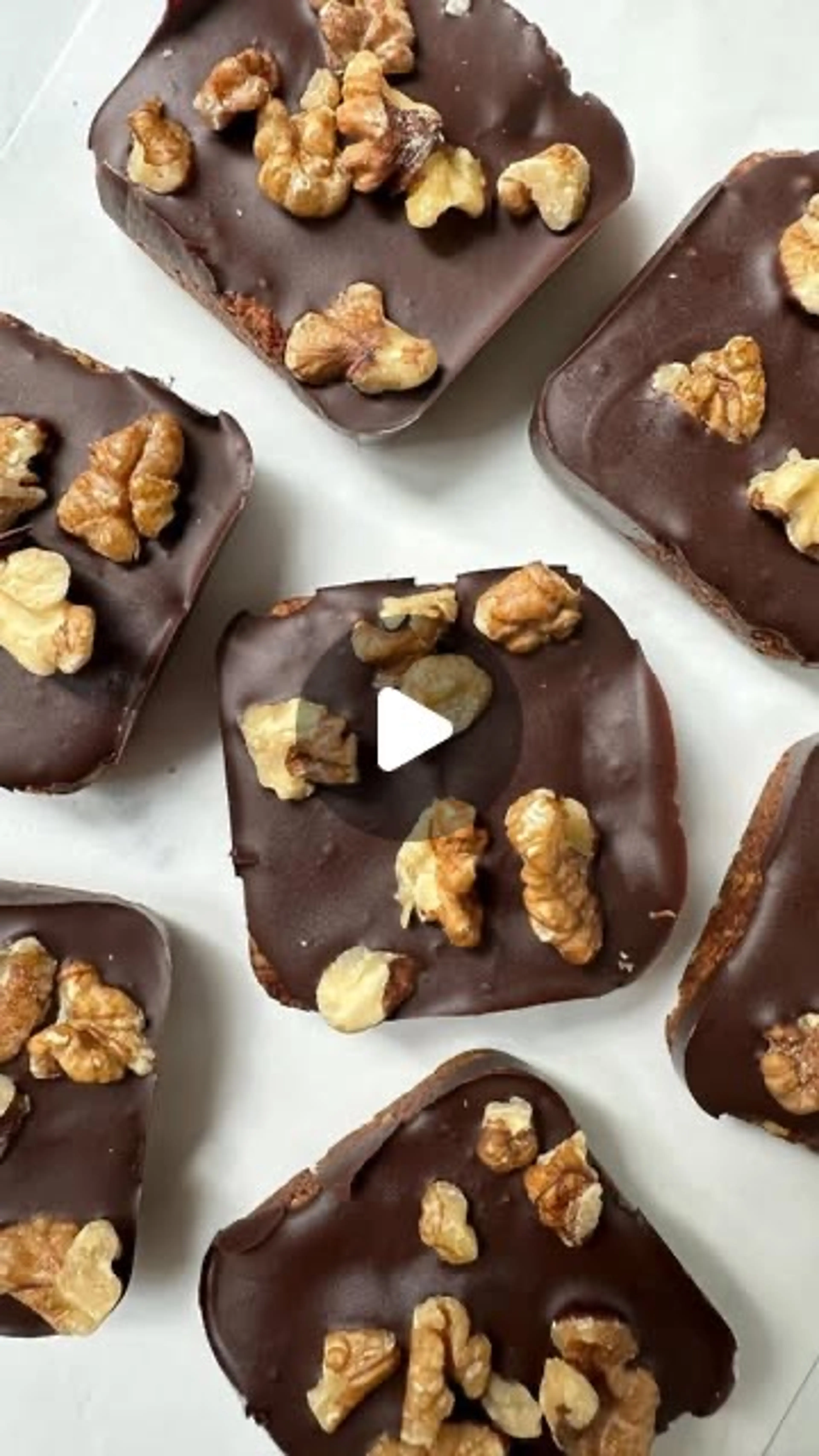 Vegan Walnut Tahini Squares