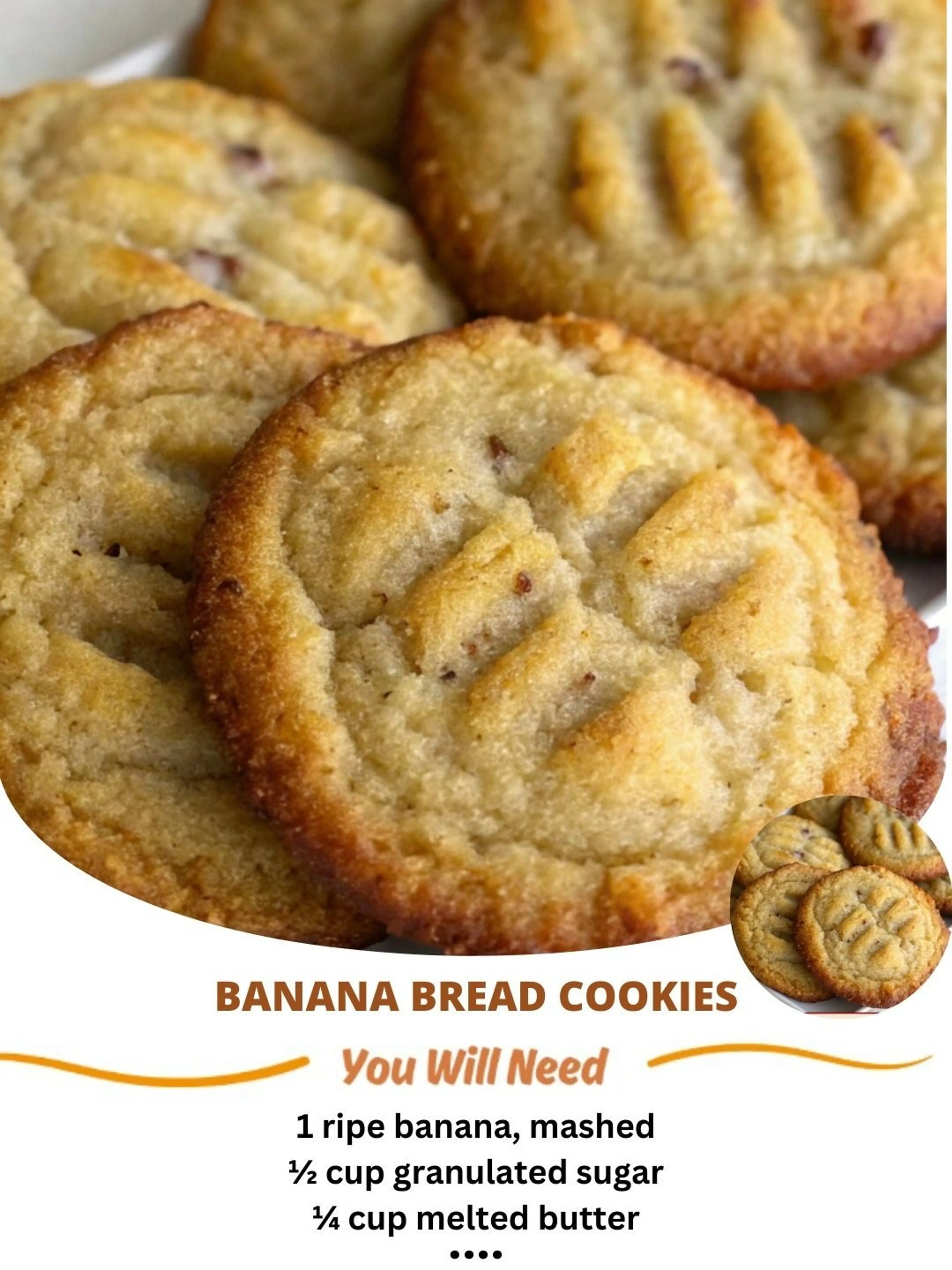 Banana Bread Cookies