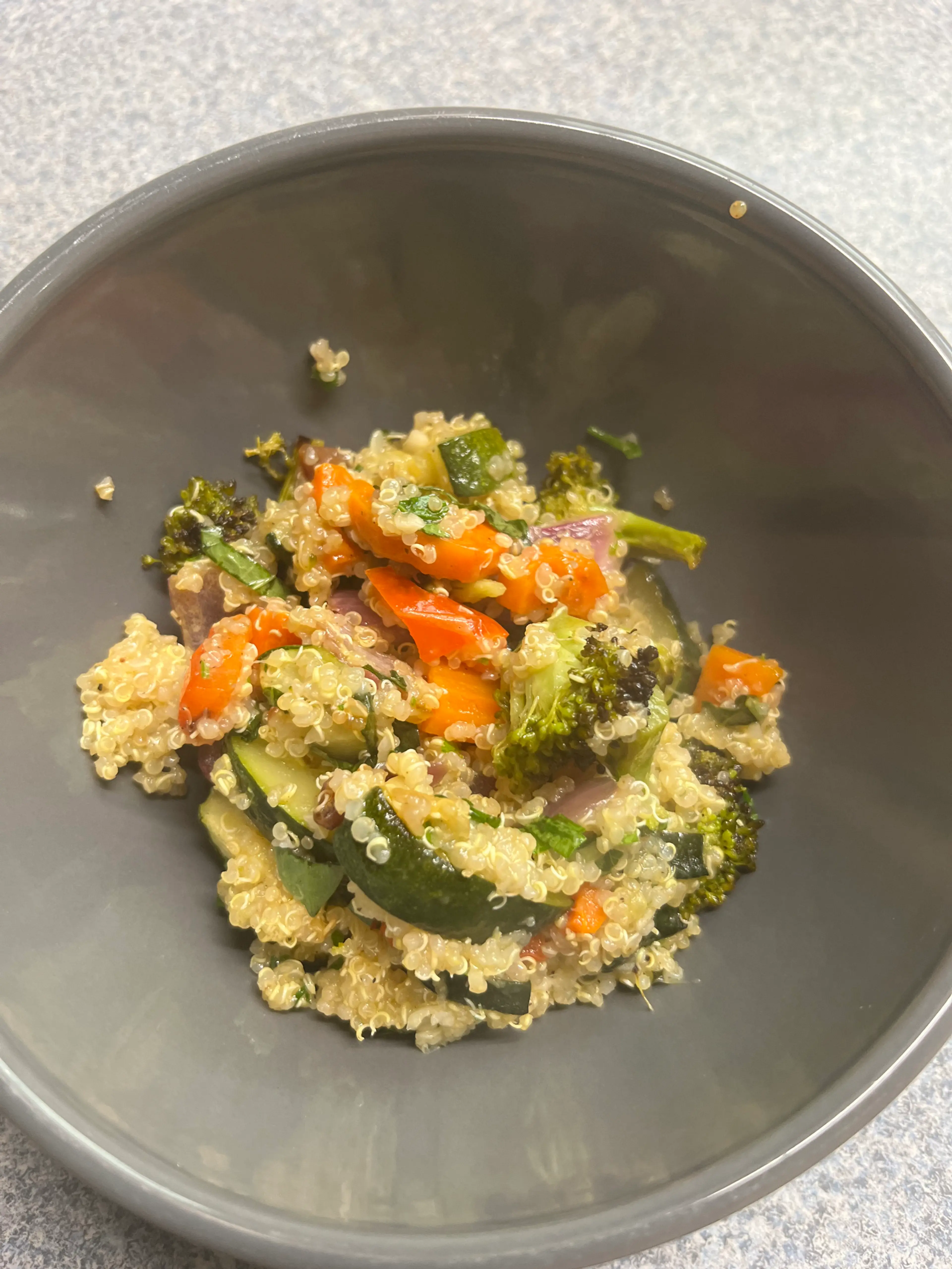 Roasted Veggies With Quinoa