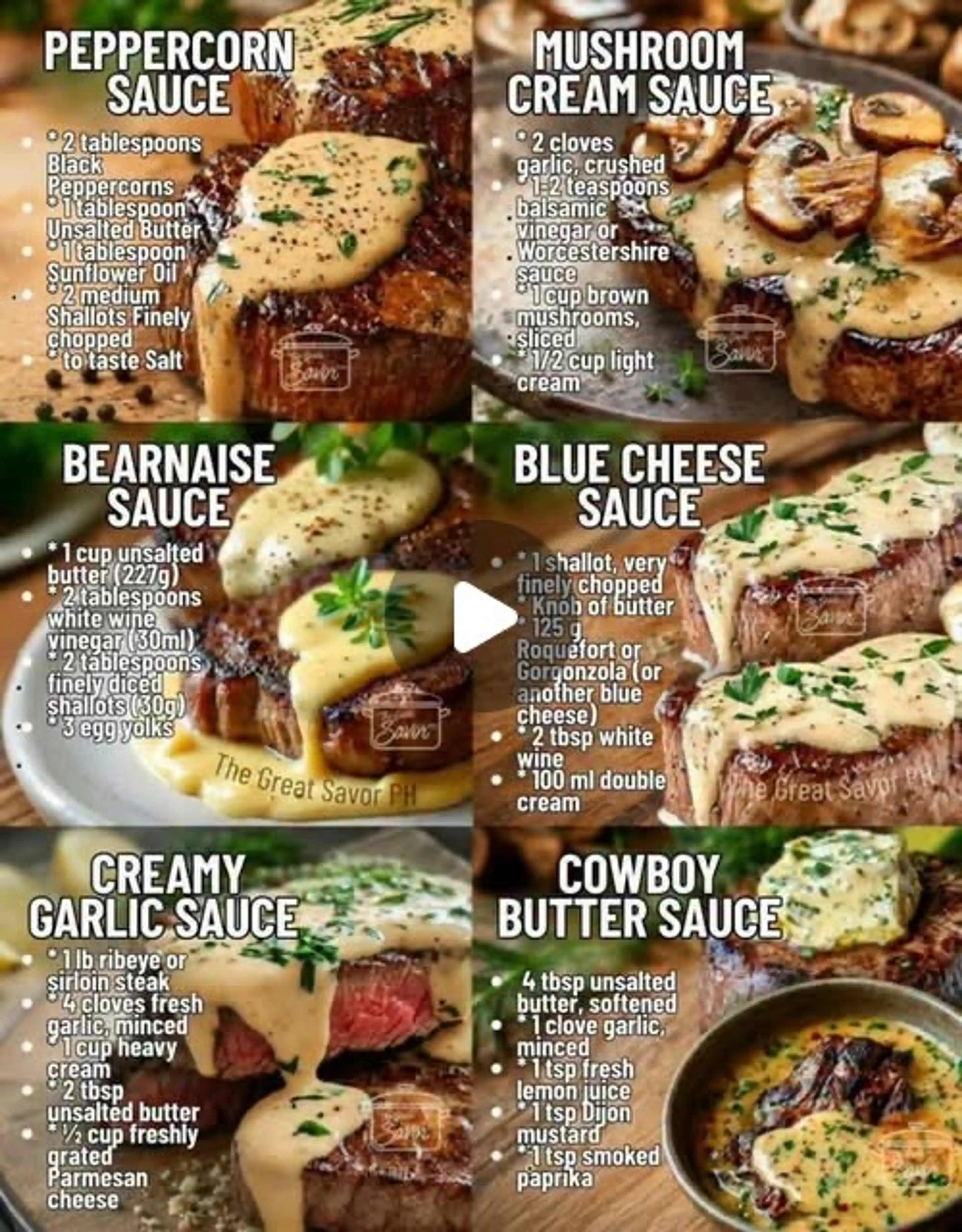 Steak Sauce Recipes