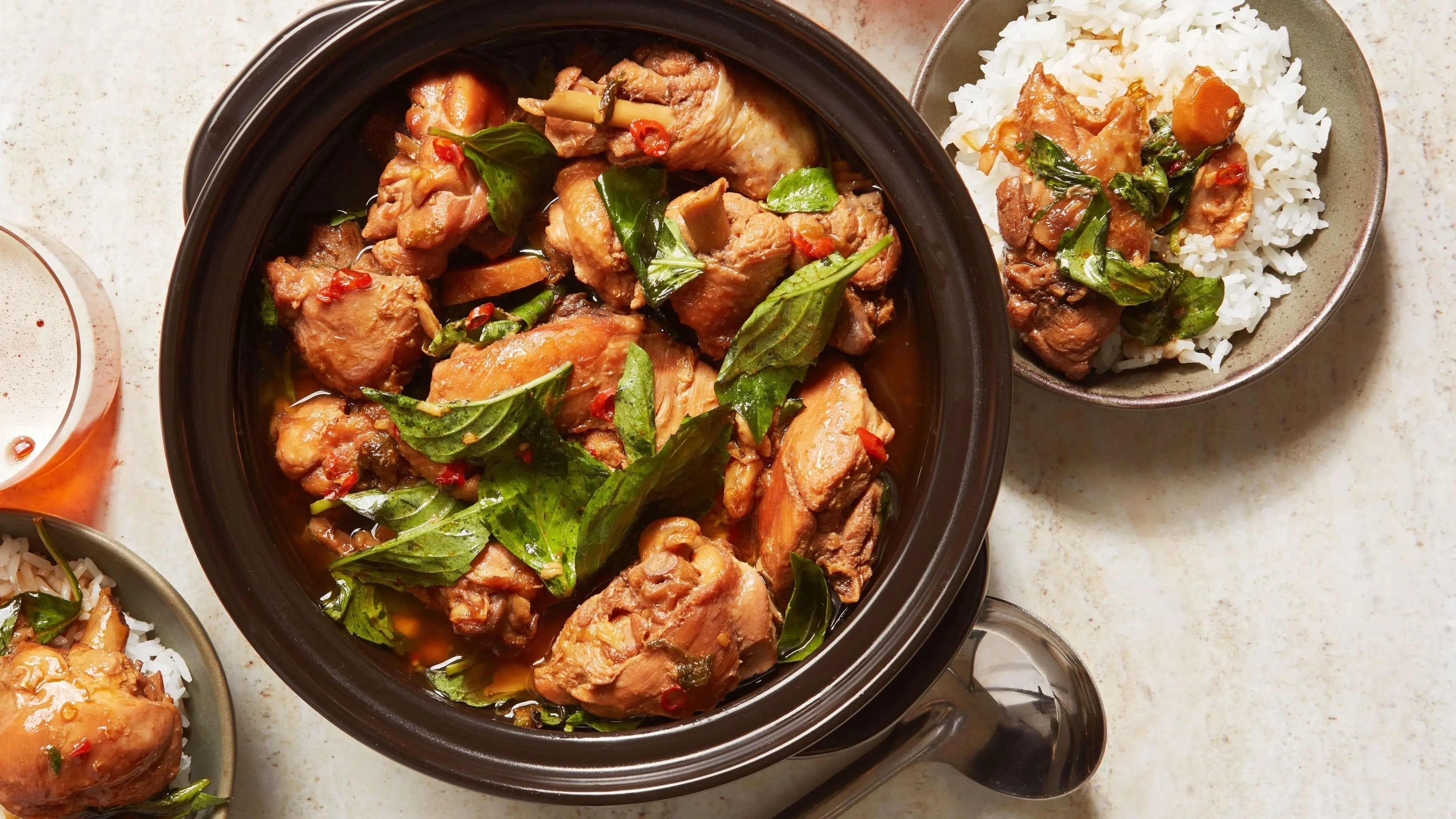 Three Cup Chicken (San Bei Ji)