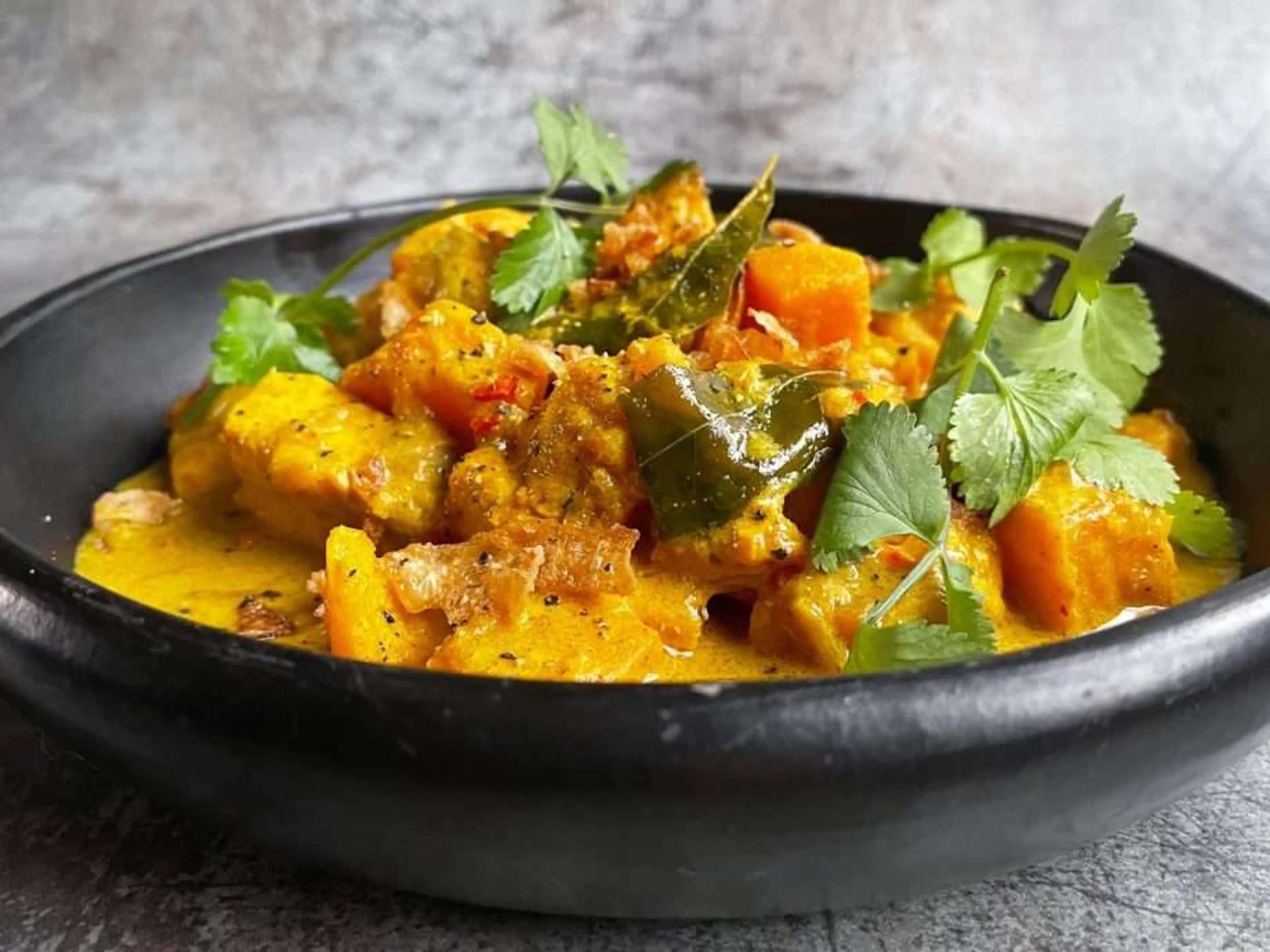 Salmon and Butternut Squash Curry