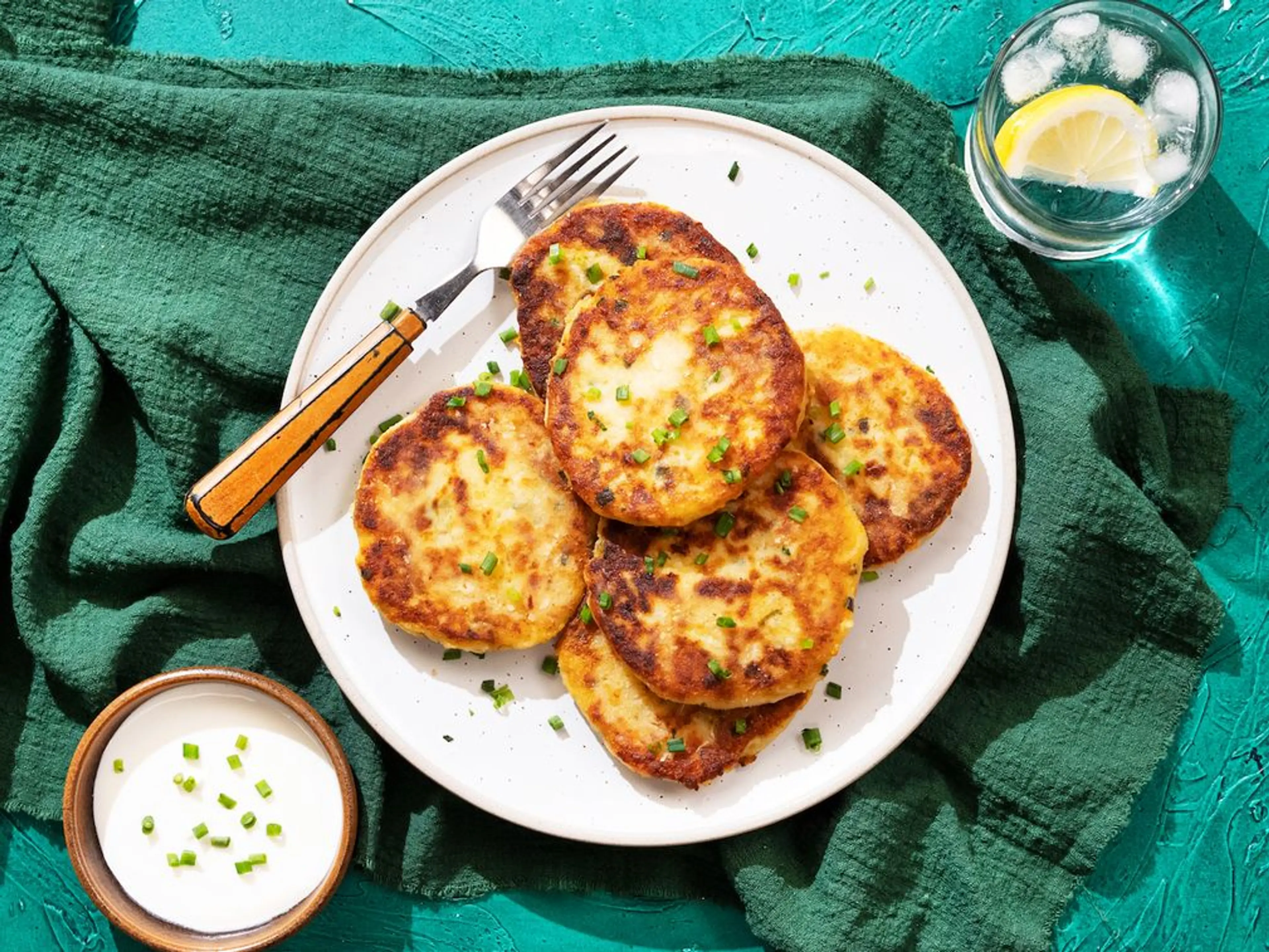 Leftover Mashed Potato Pancakes