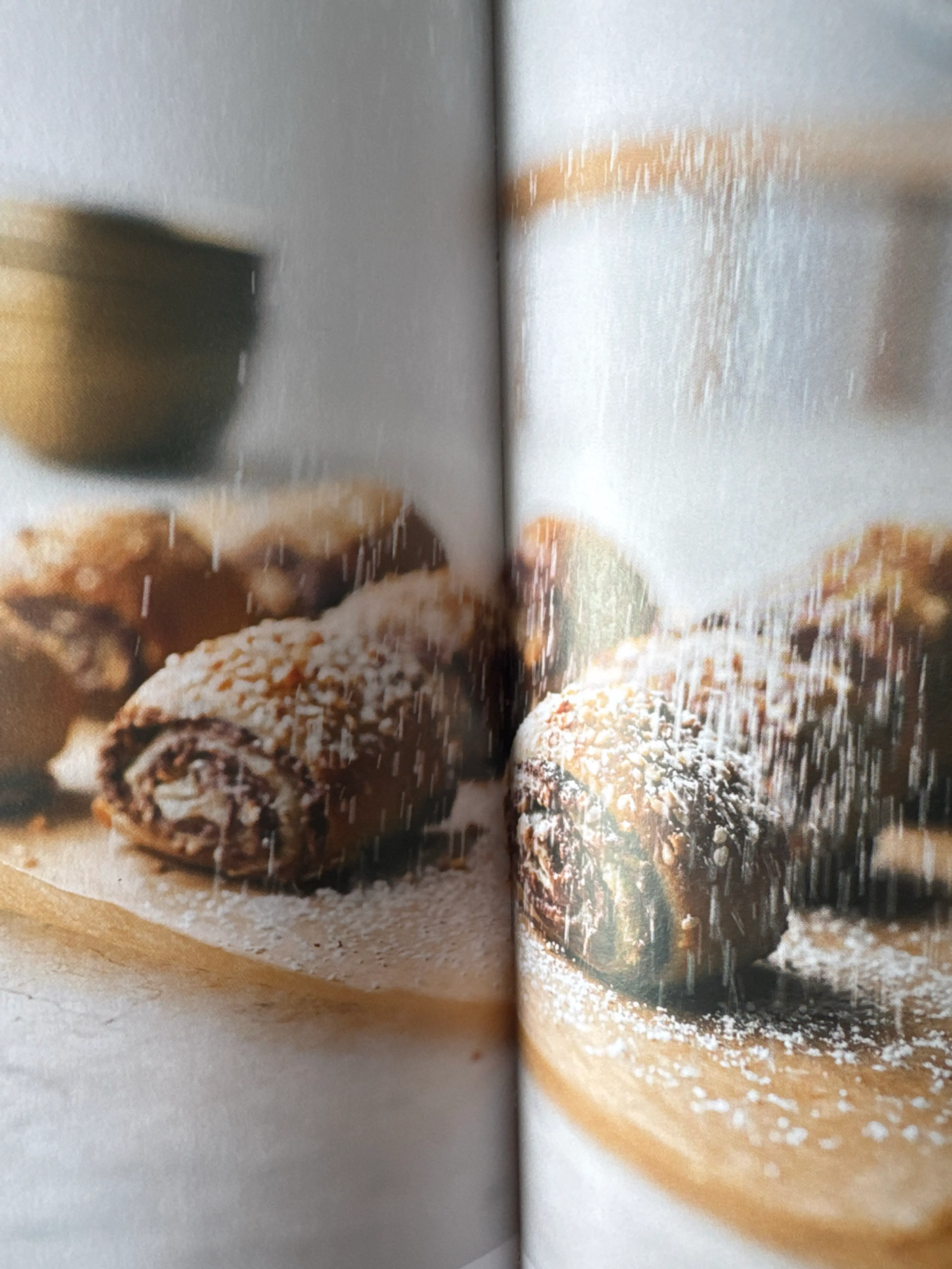 Nutella, sesame and hazelnut rolls