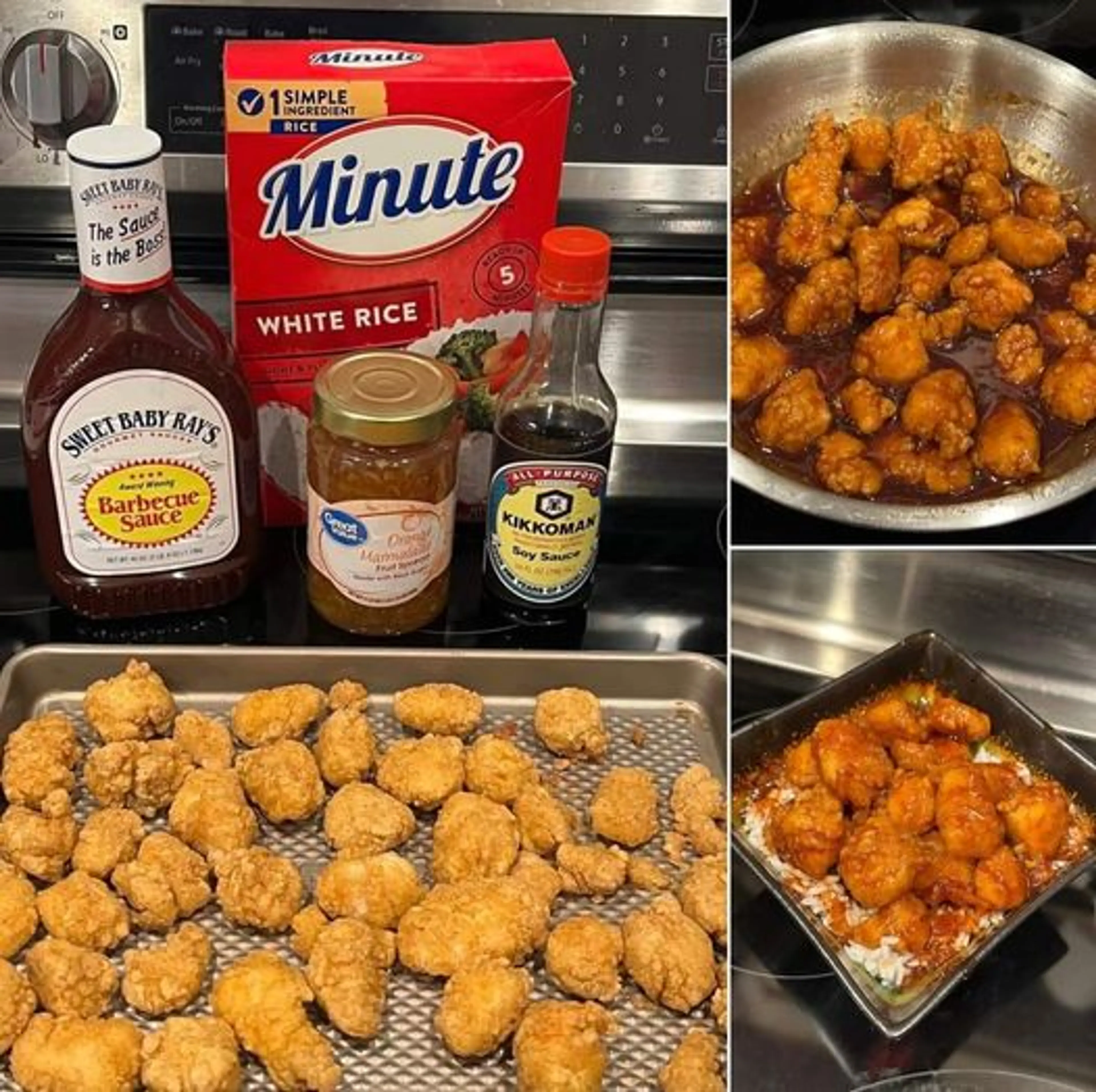 Easy Orange Chicken over Rice