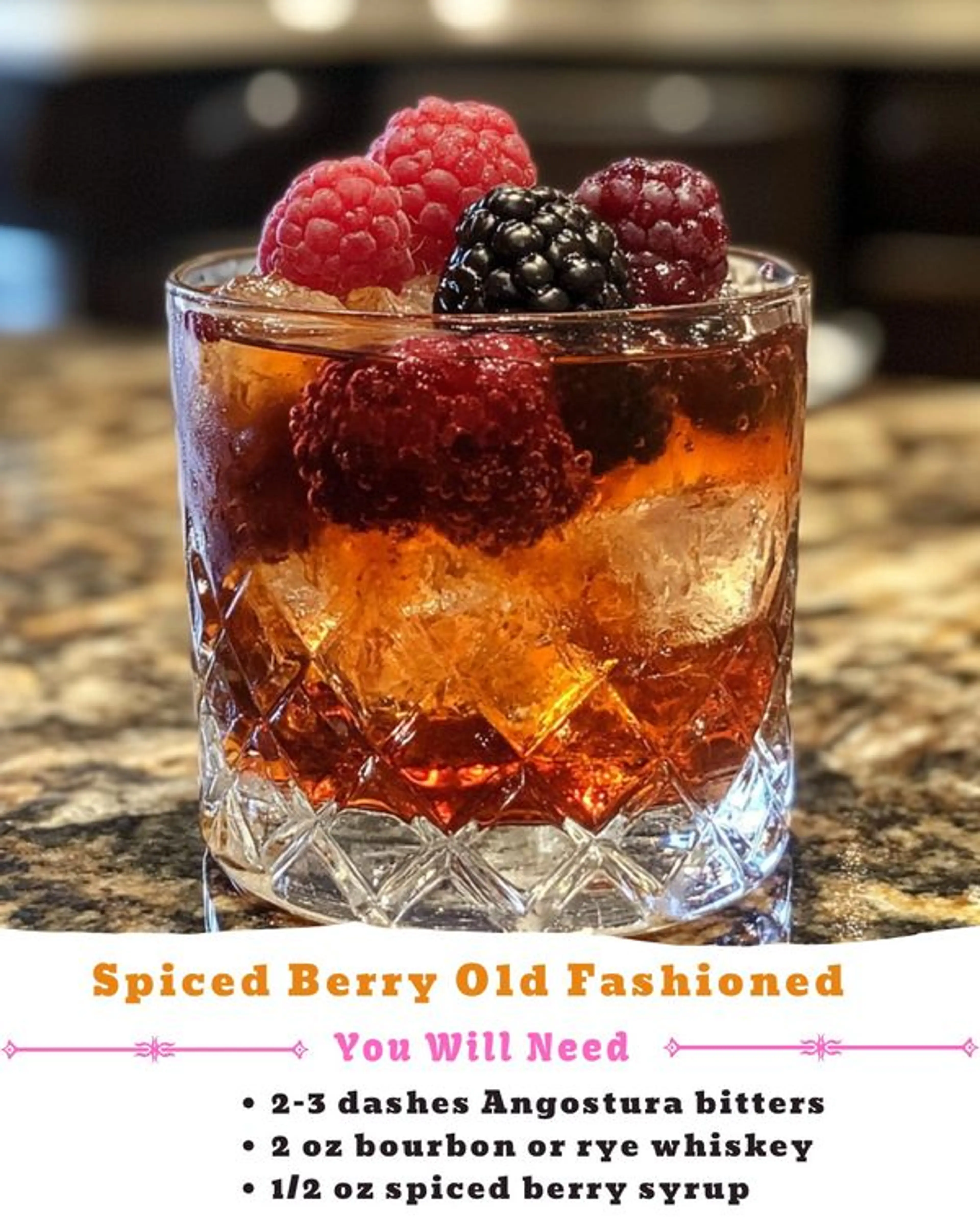 Spiced Berry Old Fashioned