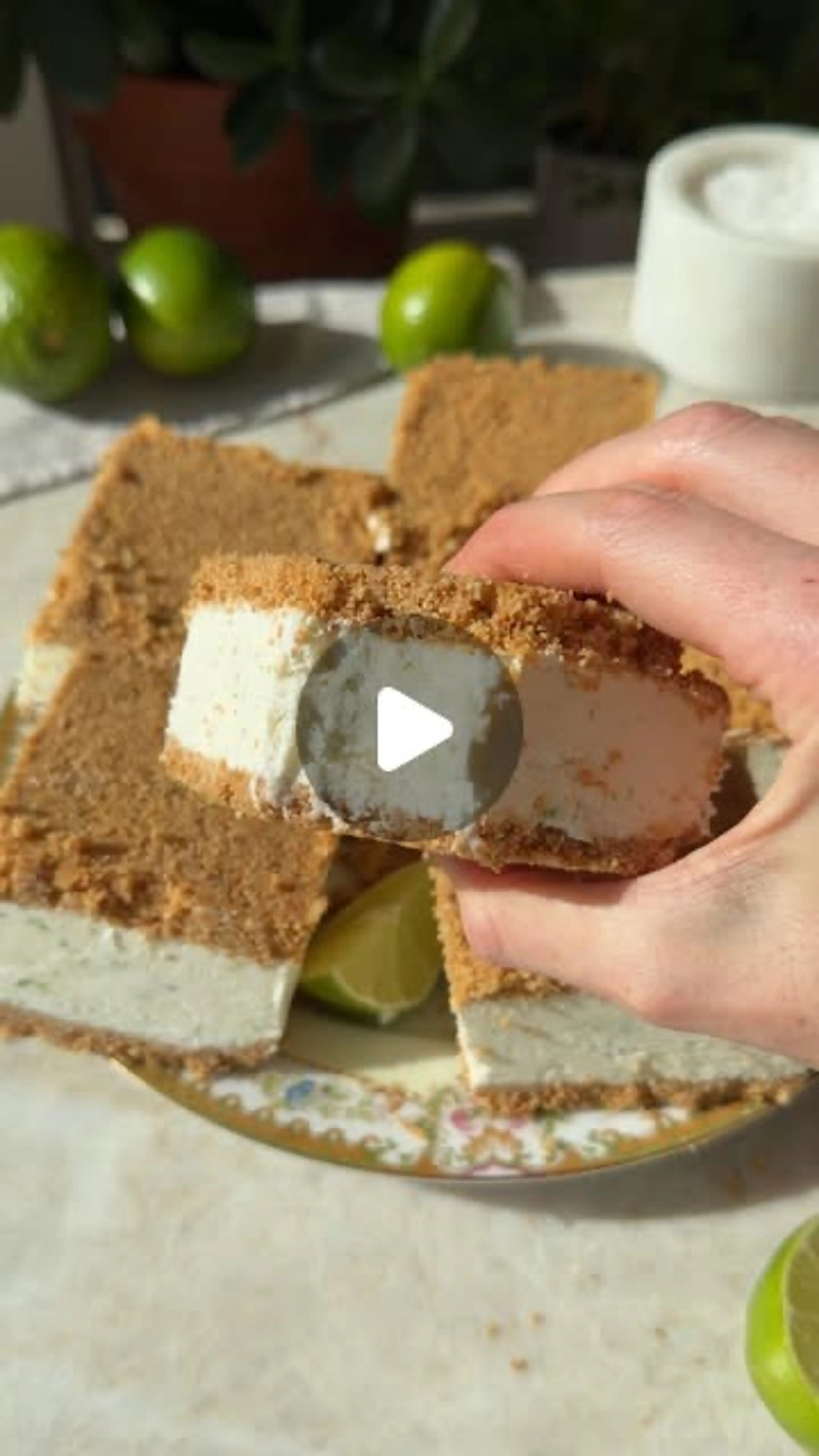 Key Lime Pie Ice Cream Bars