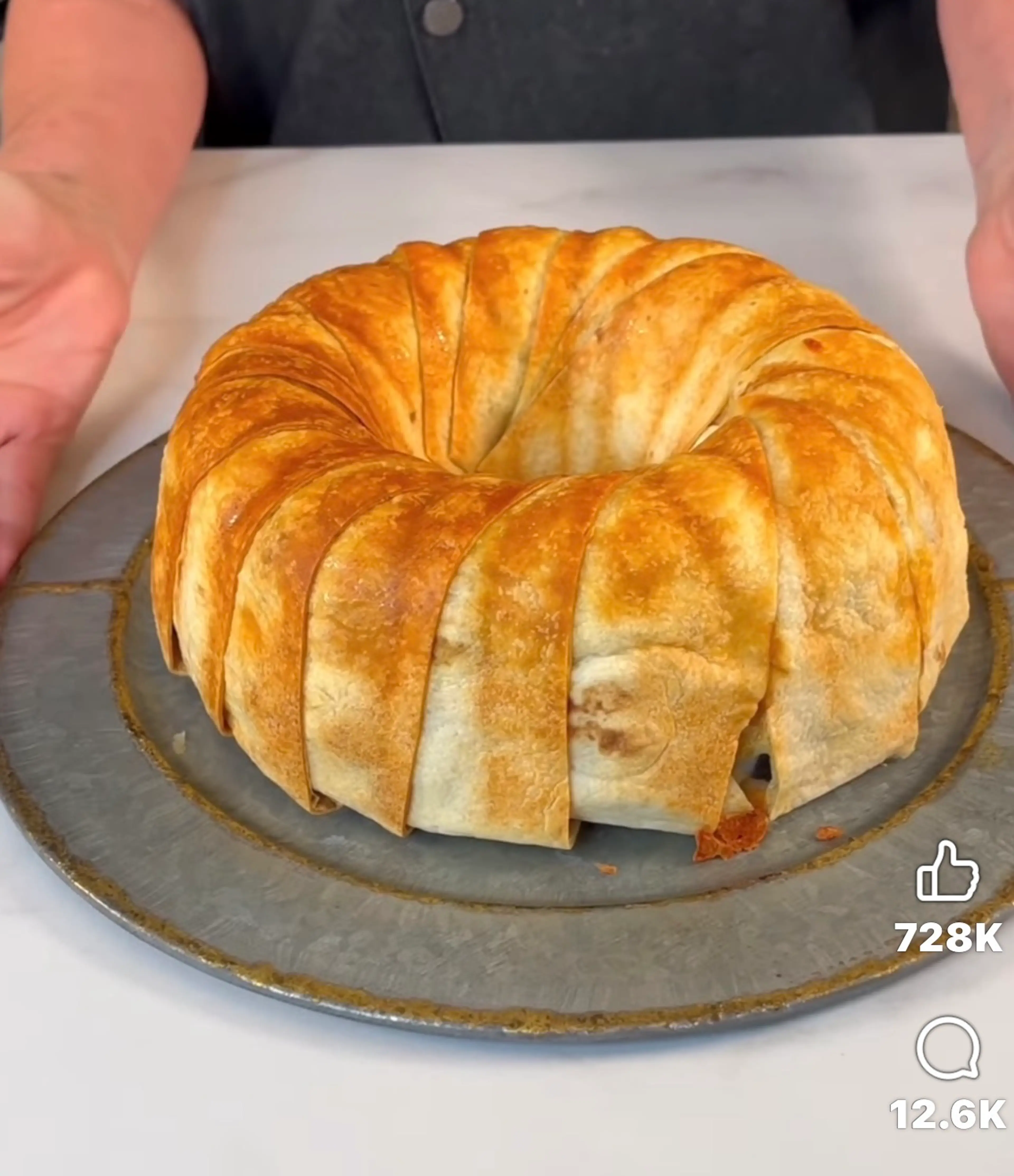 Upside down Taco Ring