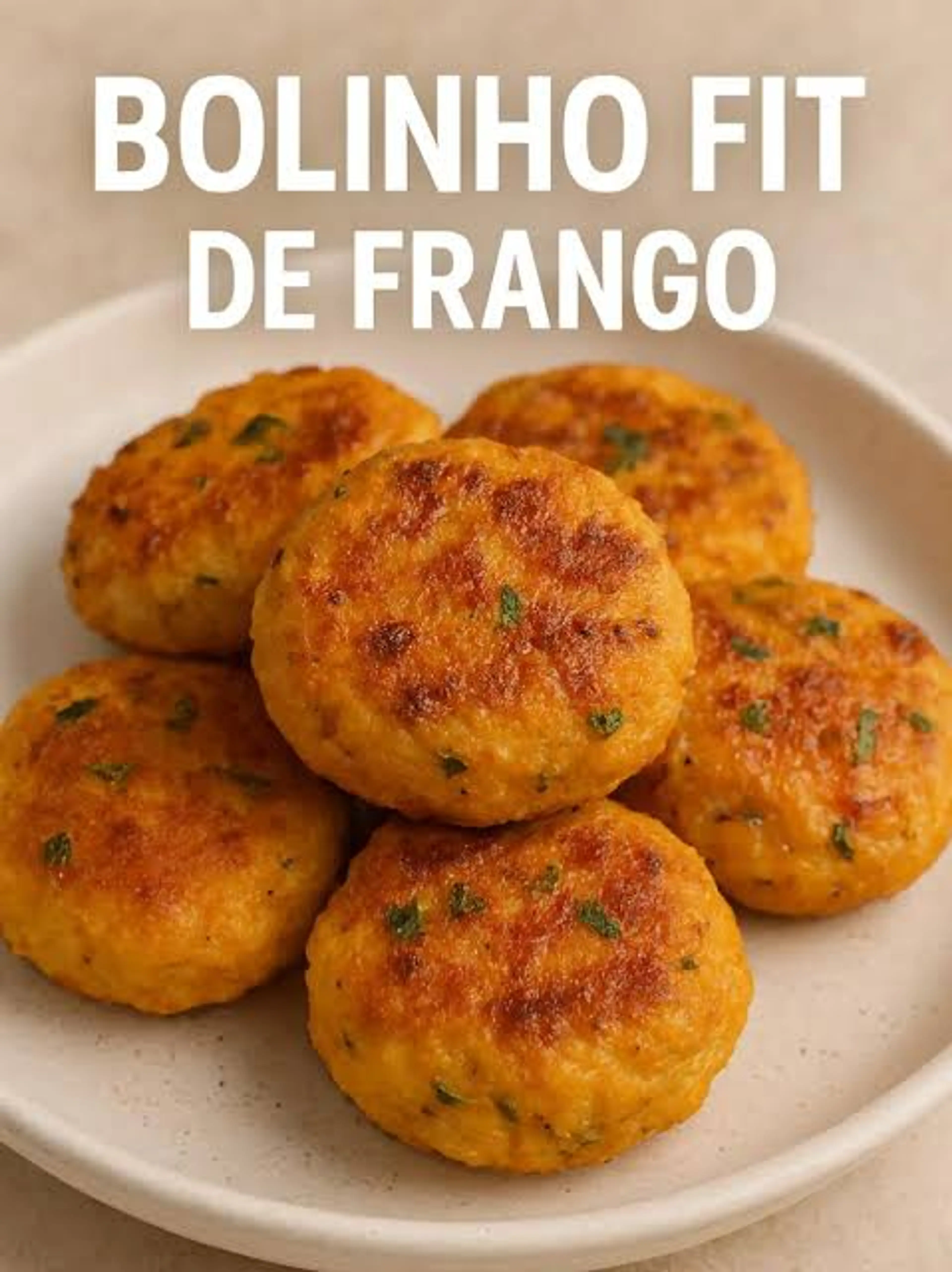 Bolinho Fit De Frango e Batata-Doce