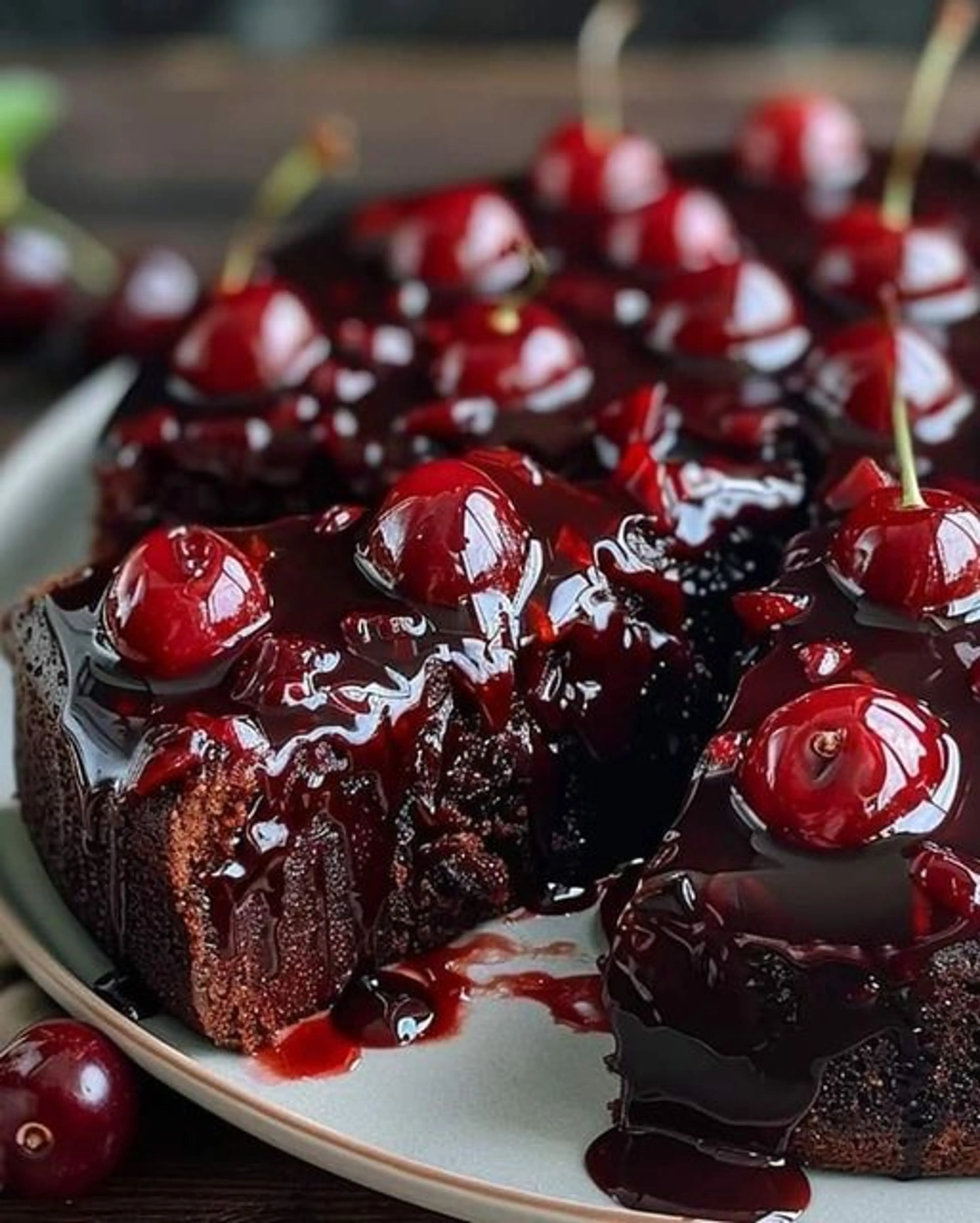 Black Cherry Cake