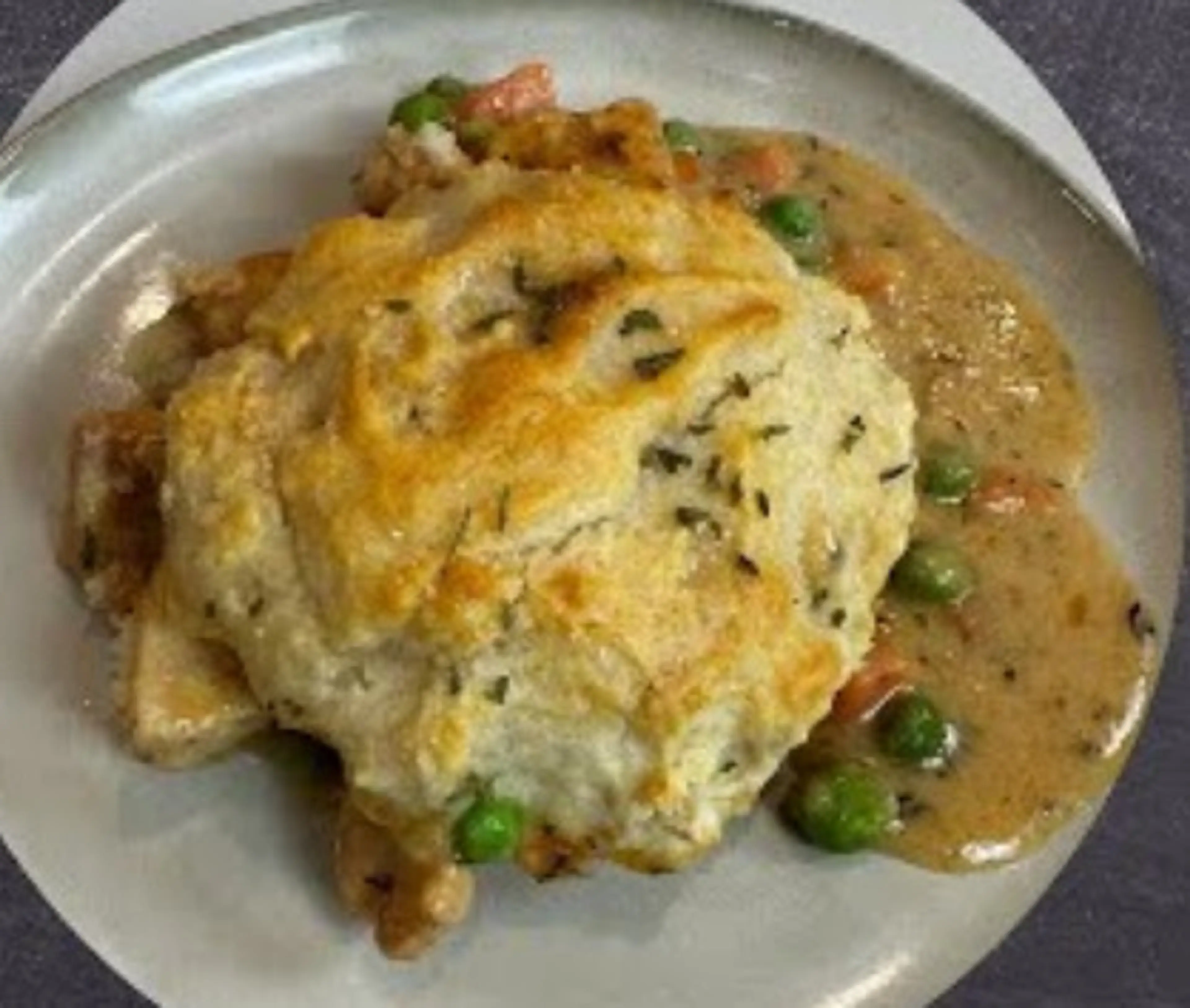 Honey Butter Biscuit Chicken Casserole