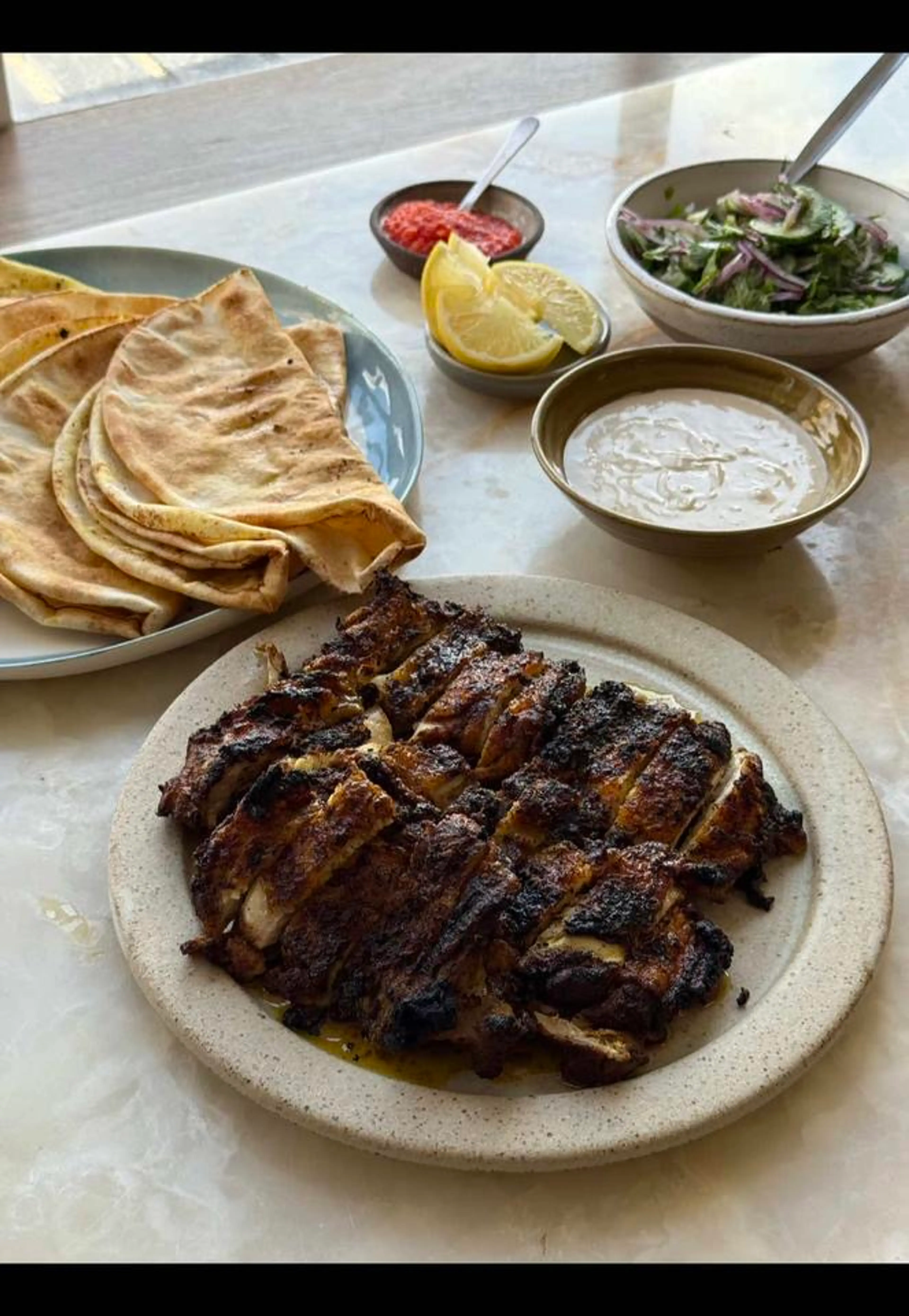 Chicken Shawarma Wraps - an Ottolenghi Classic