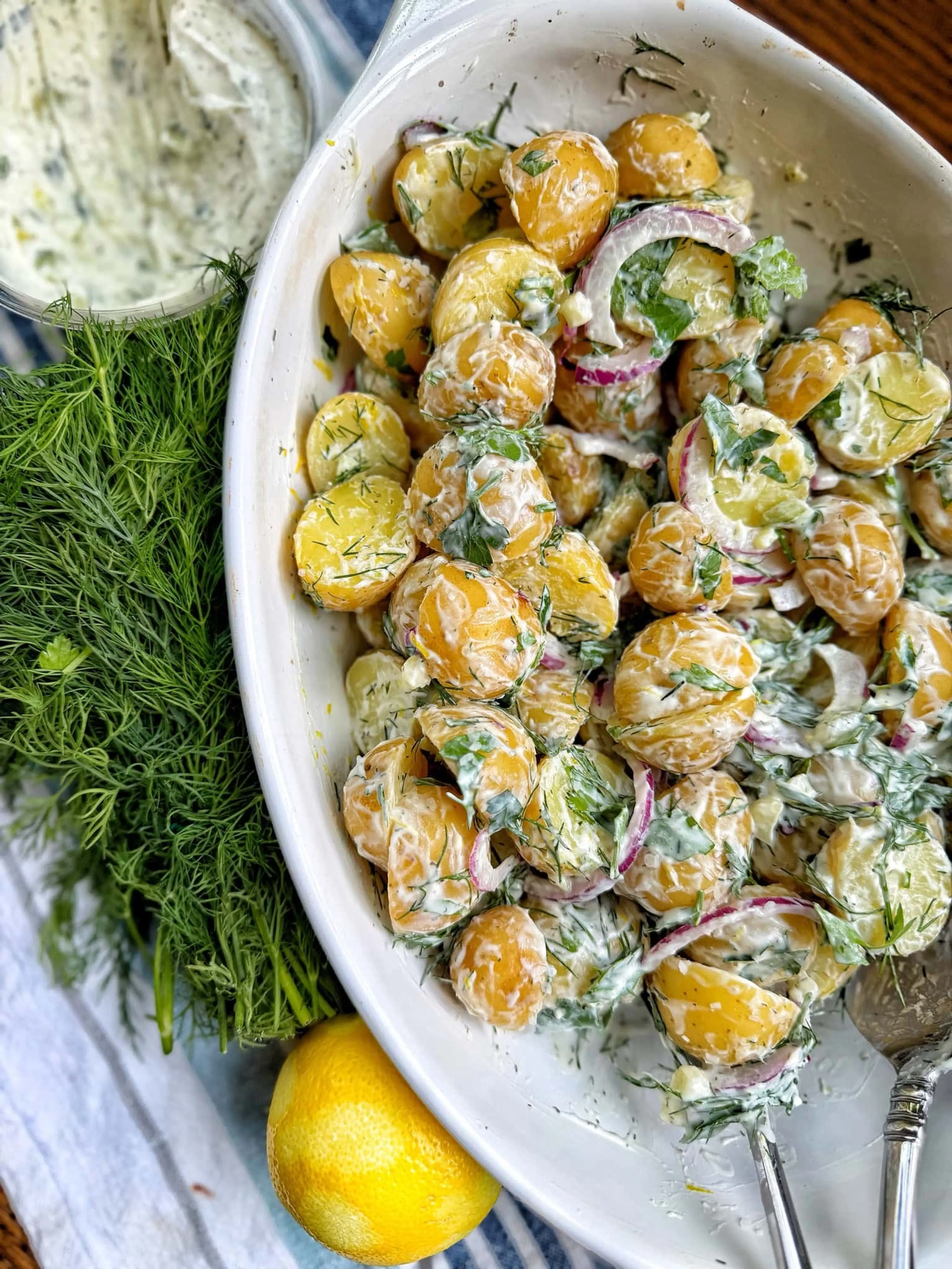 Easy Tzatziki Potato Salad