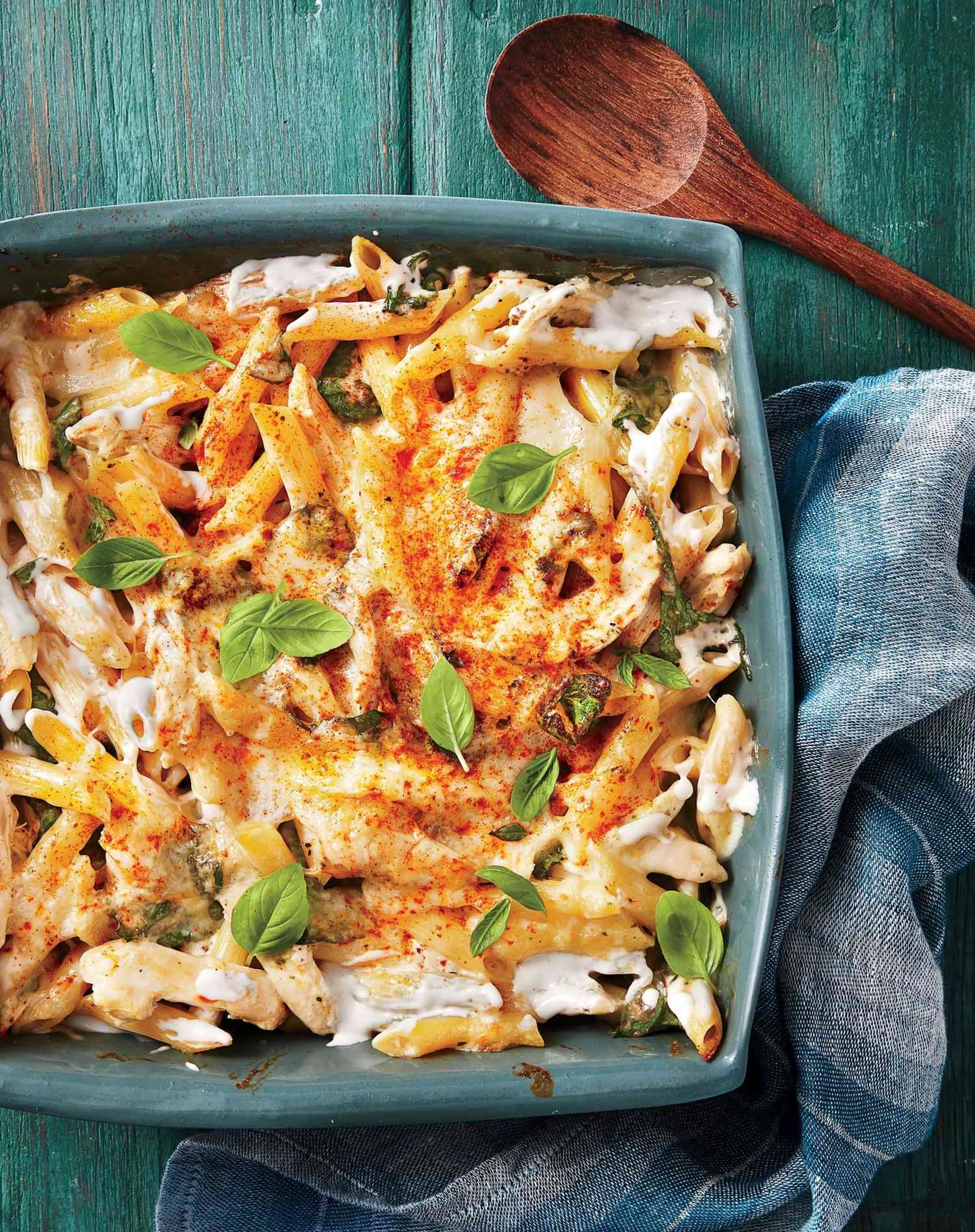 Creamy Chicken Alfredo Casserole Recipe