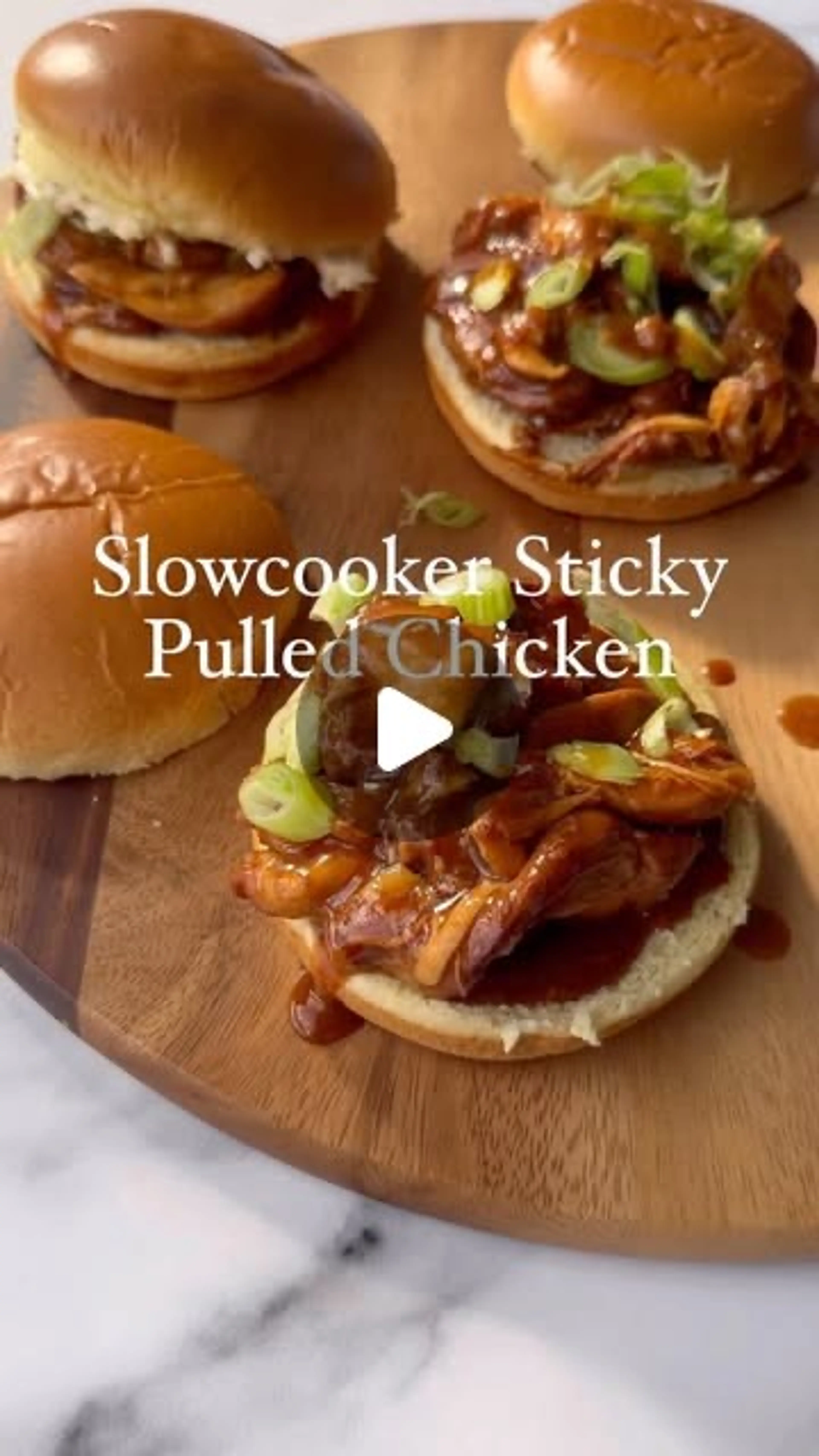 Slowcooker Sticky Hoisin & Garlic Pulled Chicken - 287 Cals,